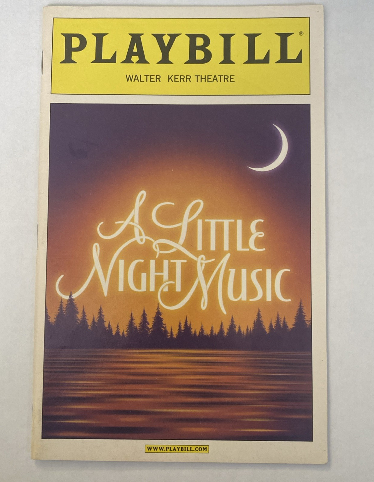 A Little Night Music Playbill Opening Night Catherine ZetaJones Angela Lansbury