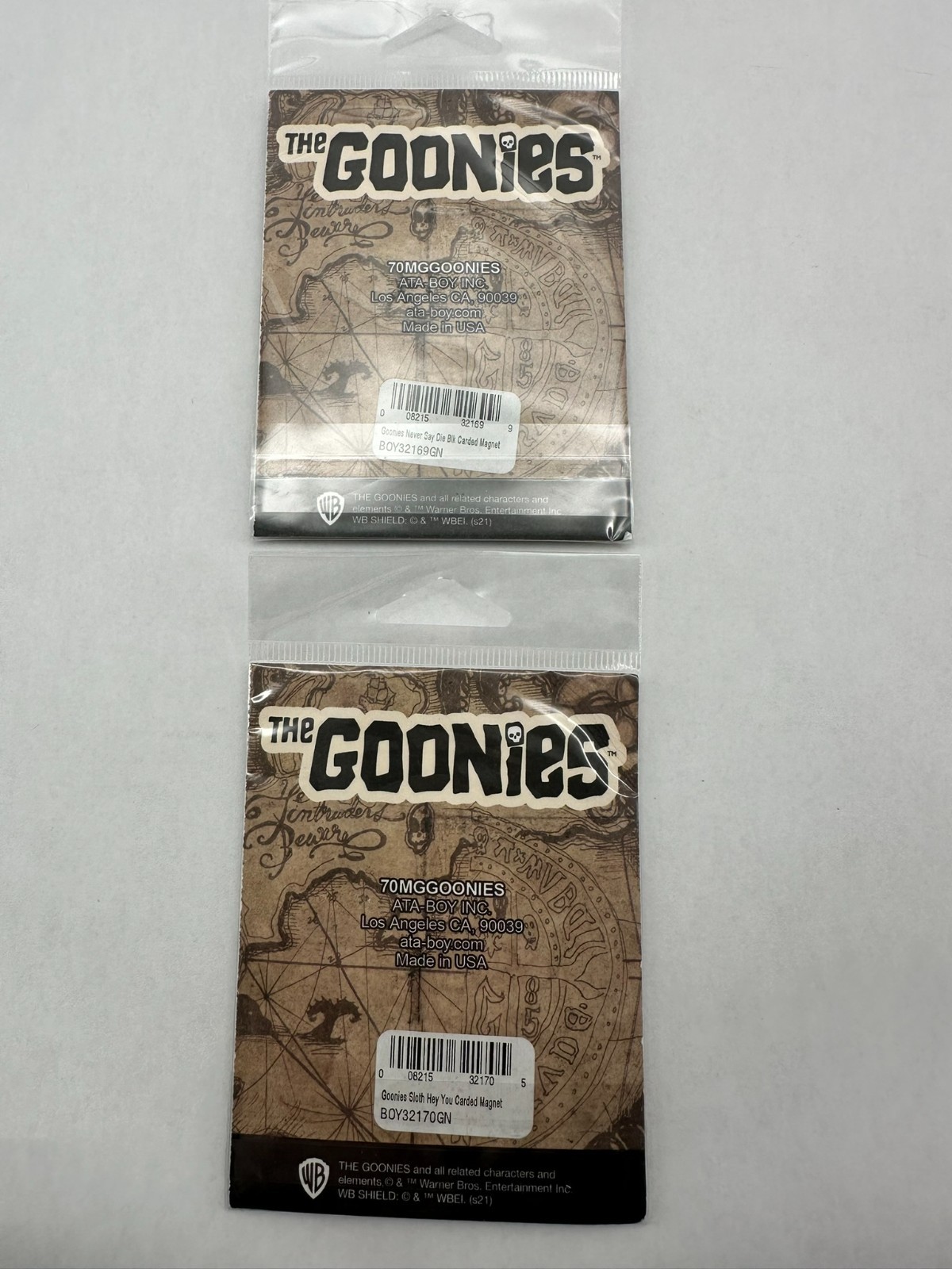 The Goonies Movie Never Say Die Hey You Guys Sloth Collectible Fridge Magnet NEW