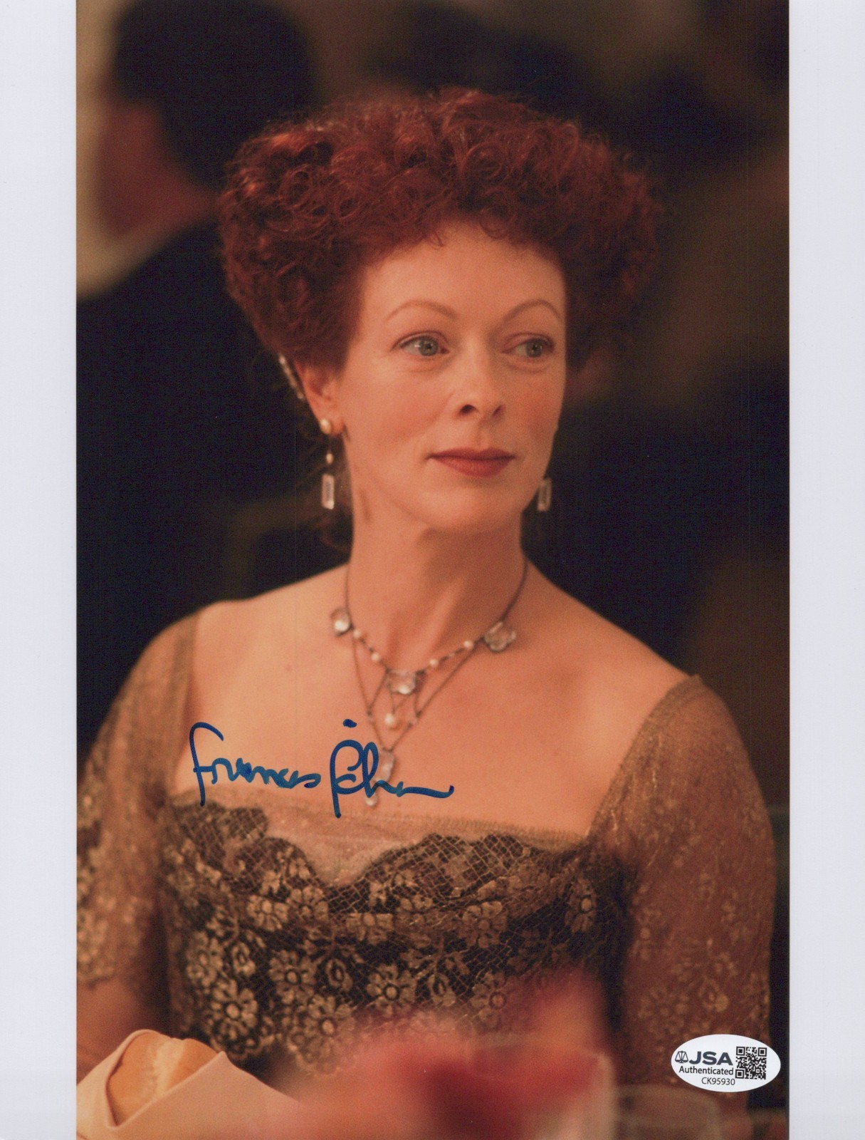 FRANCES FISHER Signed TITANIC 8×10 Photo RUTH De WITT Autograph JSA COA CERT