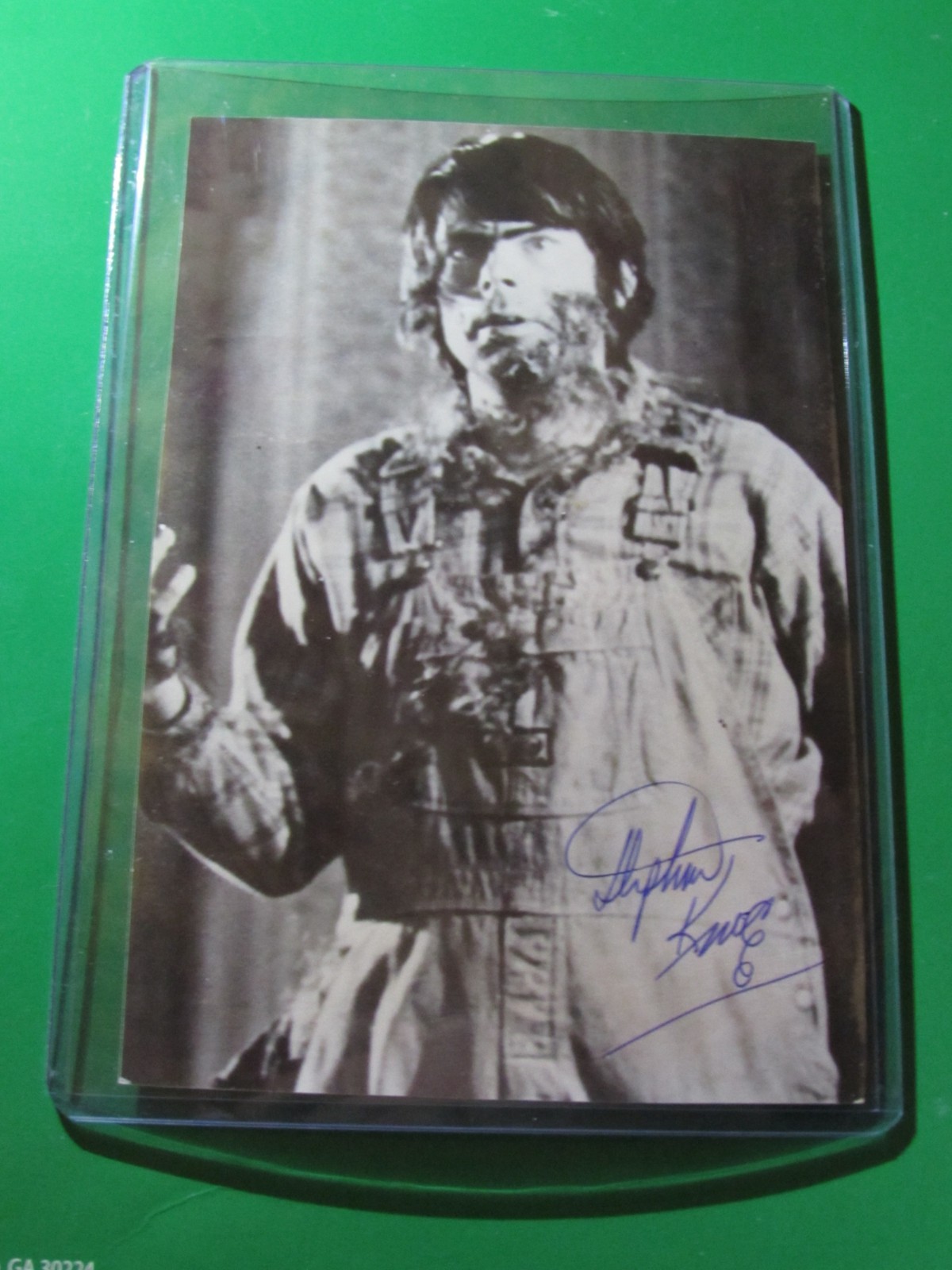 Creepshow Stephen King Hand Signed Promo Photo Cut Out RARE HTF OOK