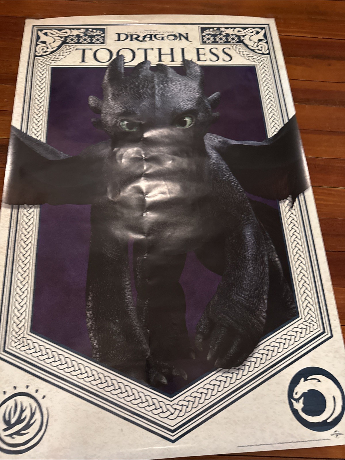 How To Train Your Dragon Toothless Poster 22.375 x 34 New All Posters RP26672