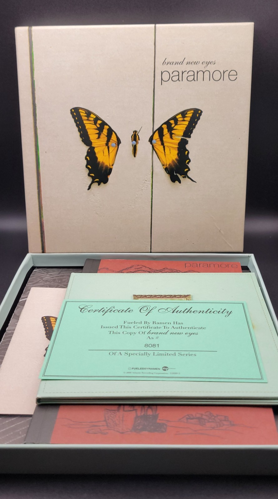 Paramore Brand New Eyes 2009 Limited Ed. Box Set Complete w/ Vinyl CD DVD #8081