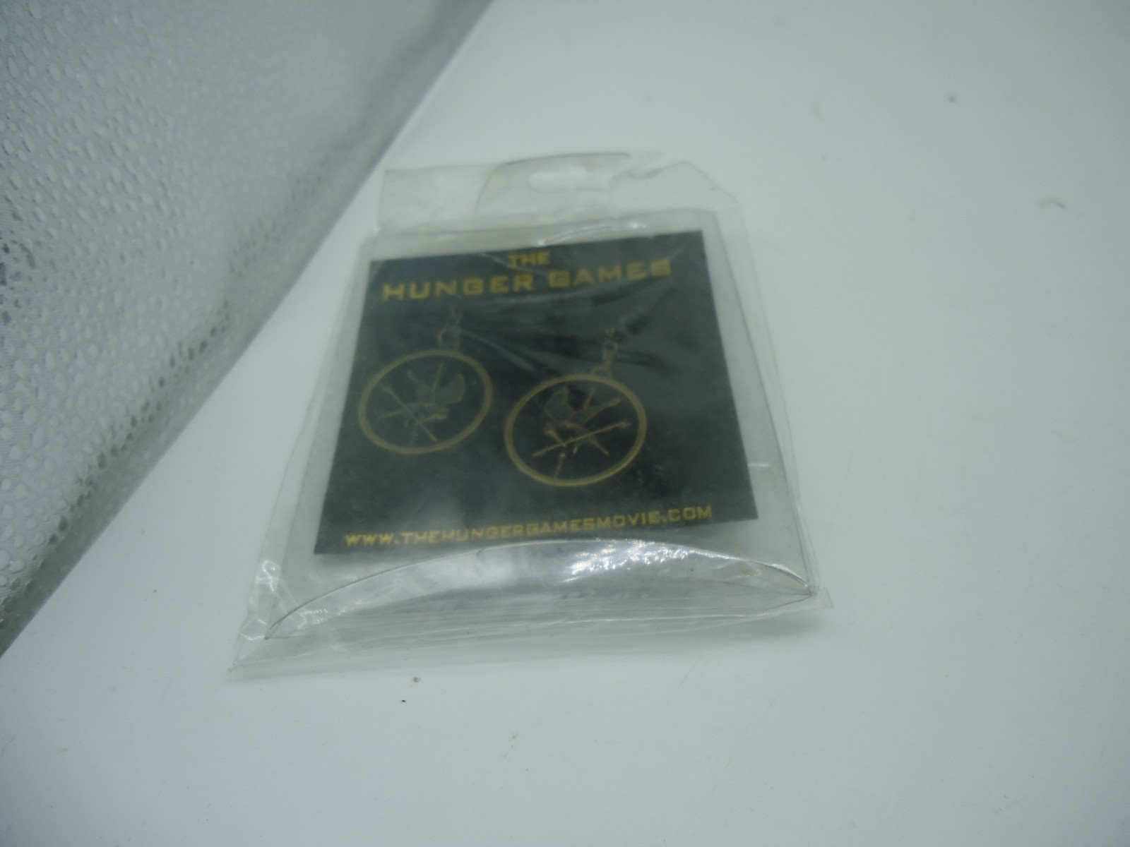 HUNGER GAMES Katniss Mockingjay Dangle Earrings Officially Licensed 2012 New (CE
