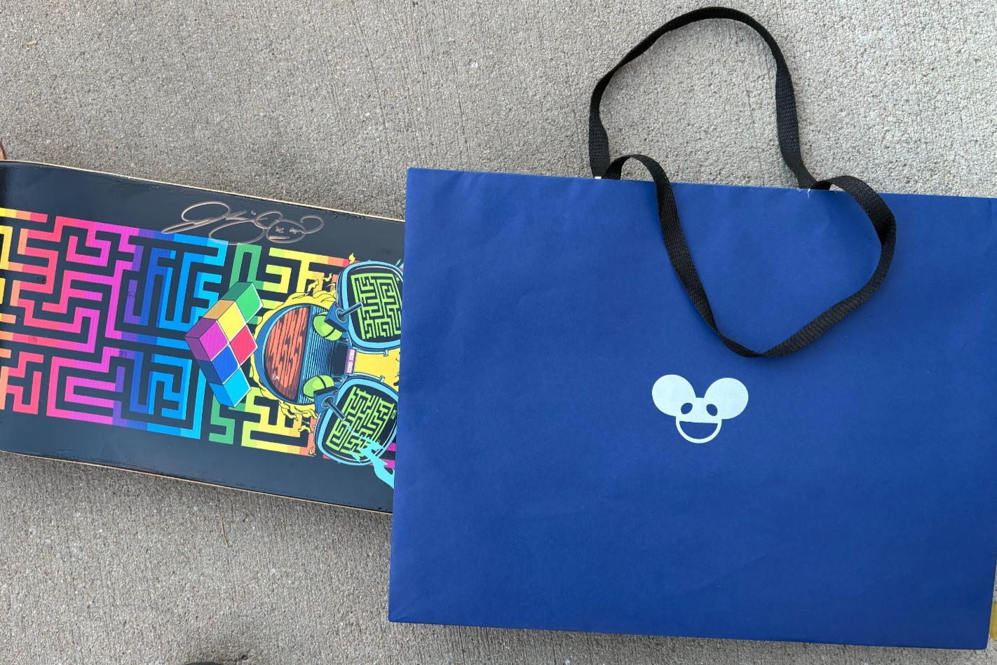 Deadmau5 Autographed / Signed Official Atari Skate Deck w/ LOA