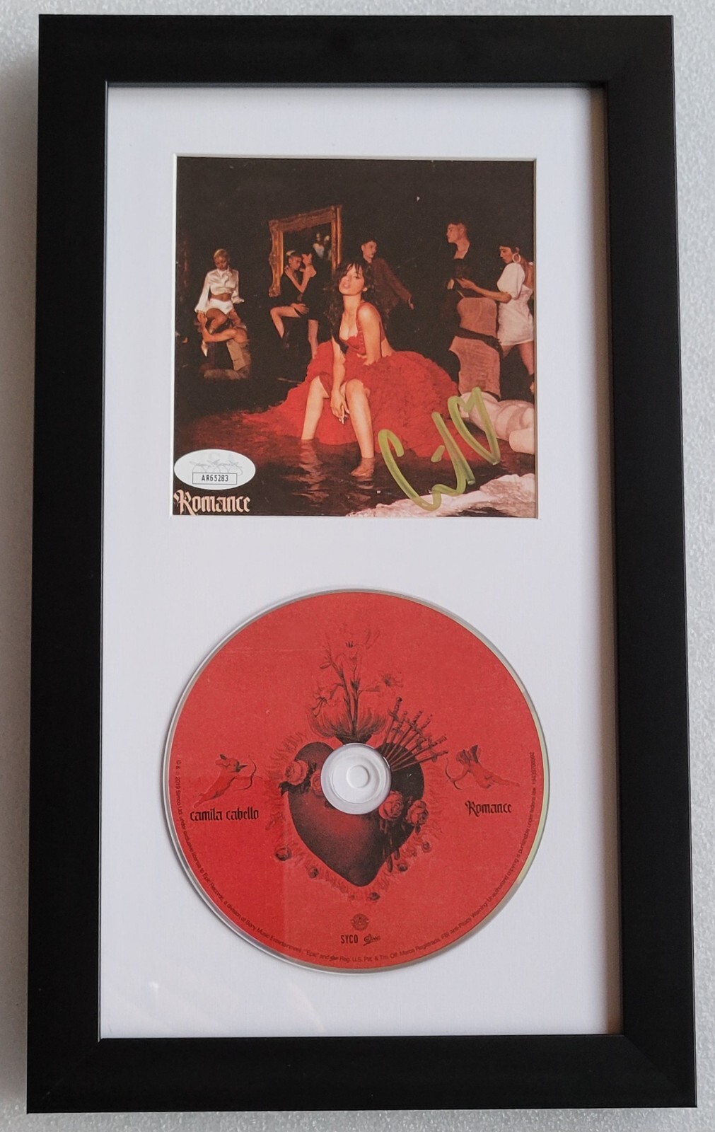 CAMILA CABELLO CD DISPLAY JSA CERTIFIED COA SIGNED ROMANCE MUSIC AUTOGRAPHED