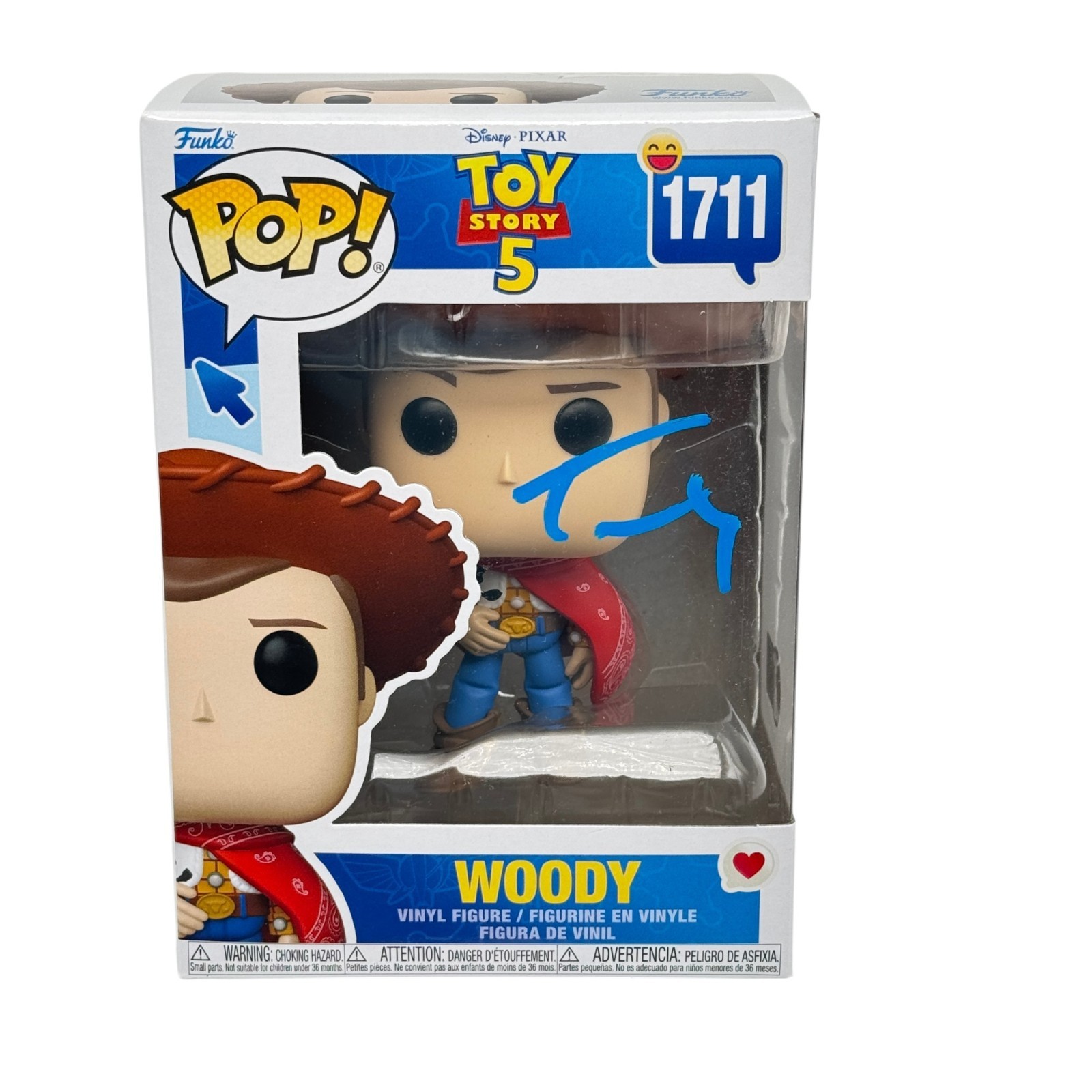 Tom Hanks Signed Woody Funko Pop! #1711 Toy Story 5 Beckett Authentic Autograph