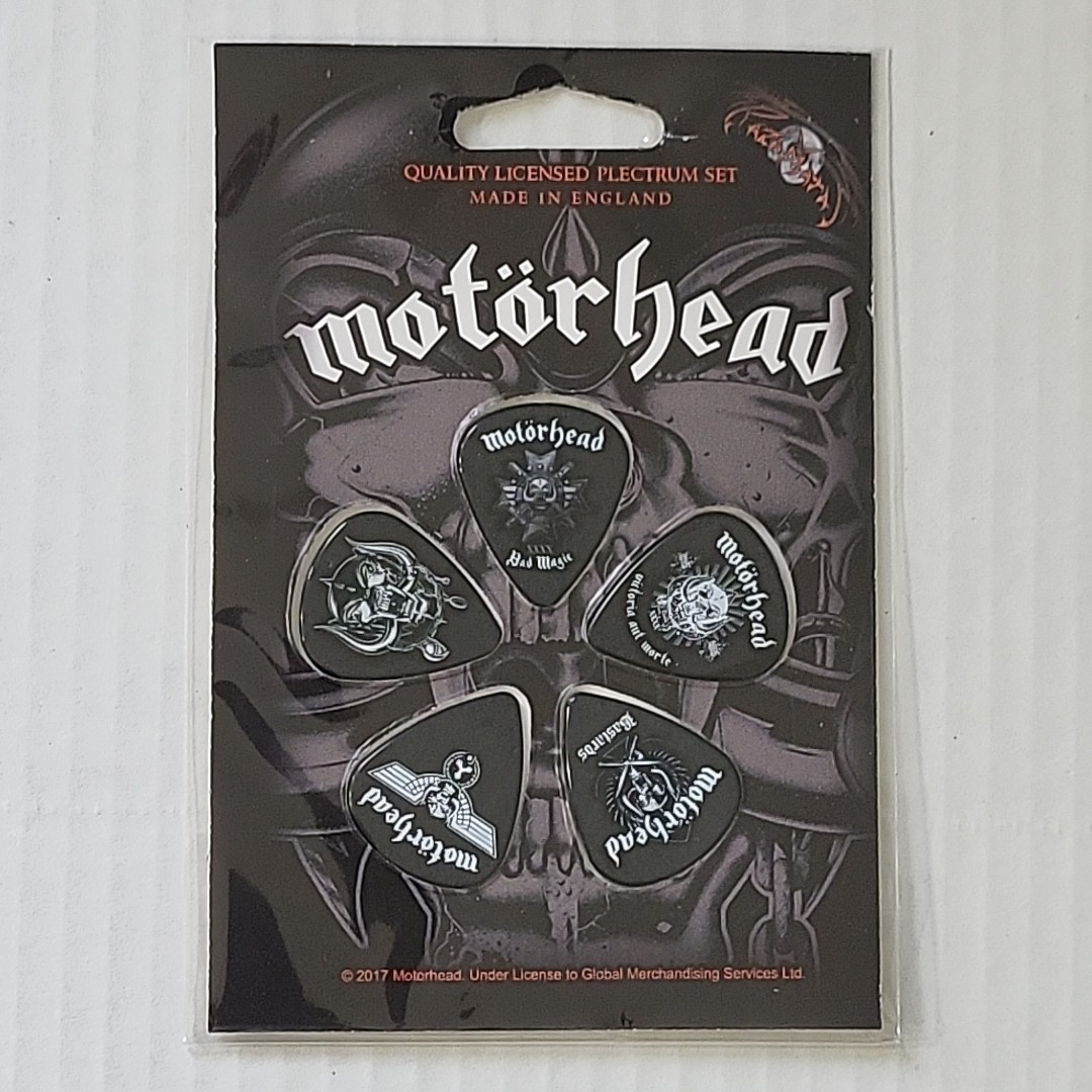 MOTORHEAD Bad Magic 5 Guitar Picks Official Band Logo