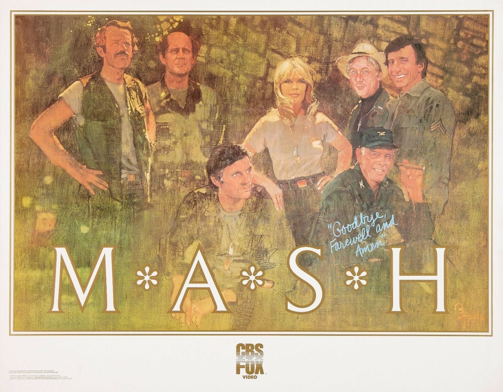 M*A*S*H 1972 American Television Series Classic Painting POSTER MASH TV