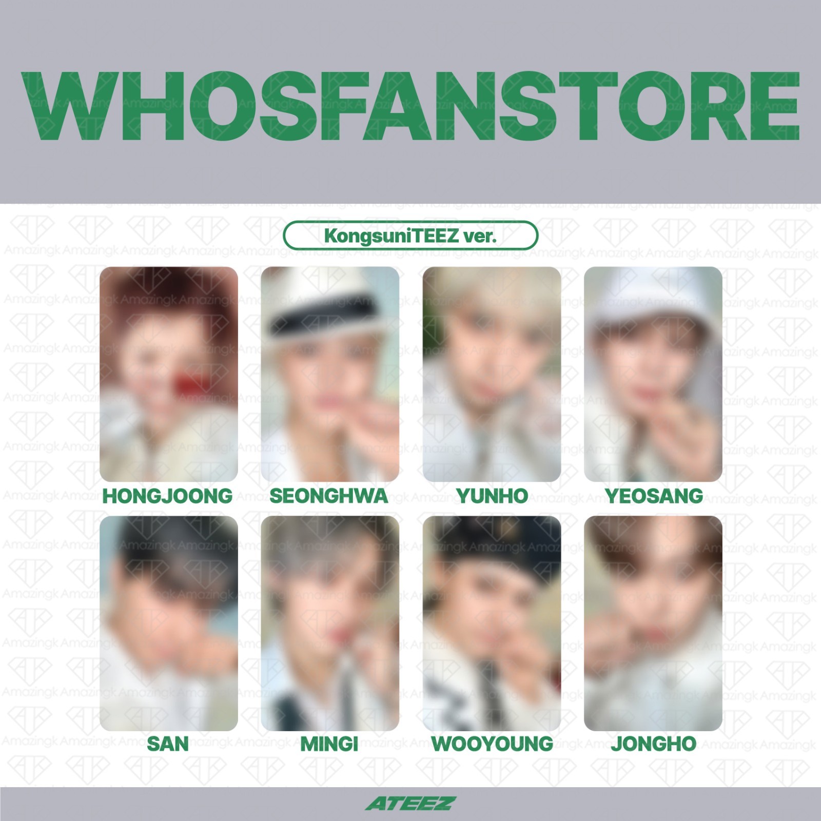 [PreSale] ATEEZ 14th Mini Golden Hour Part.5 WhosfanStore Lucky Draw Photocard