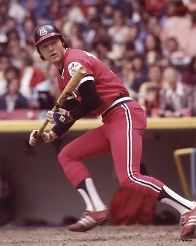 Rick Manning 1976 Cleveland Indians 8×10 PHOTO PRINT