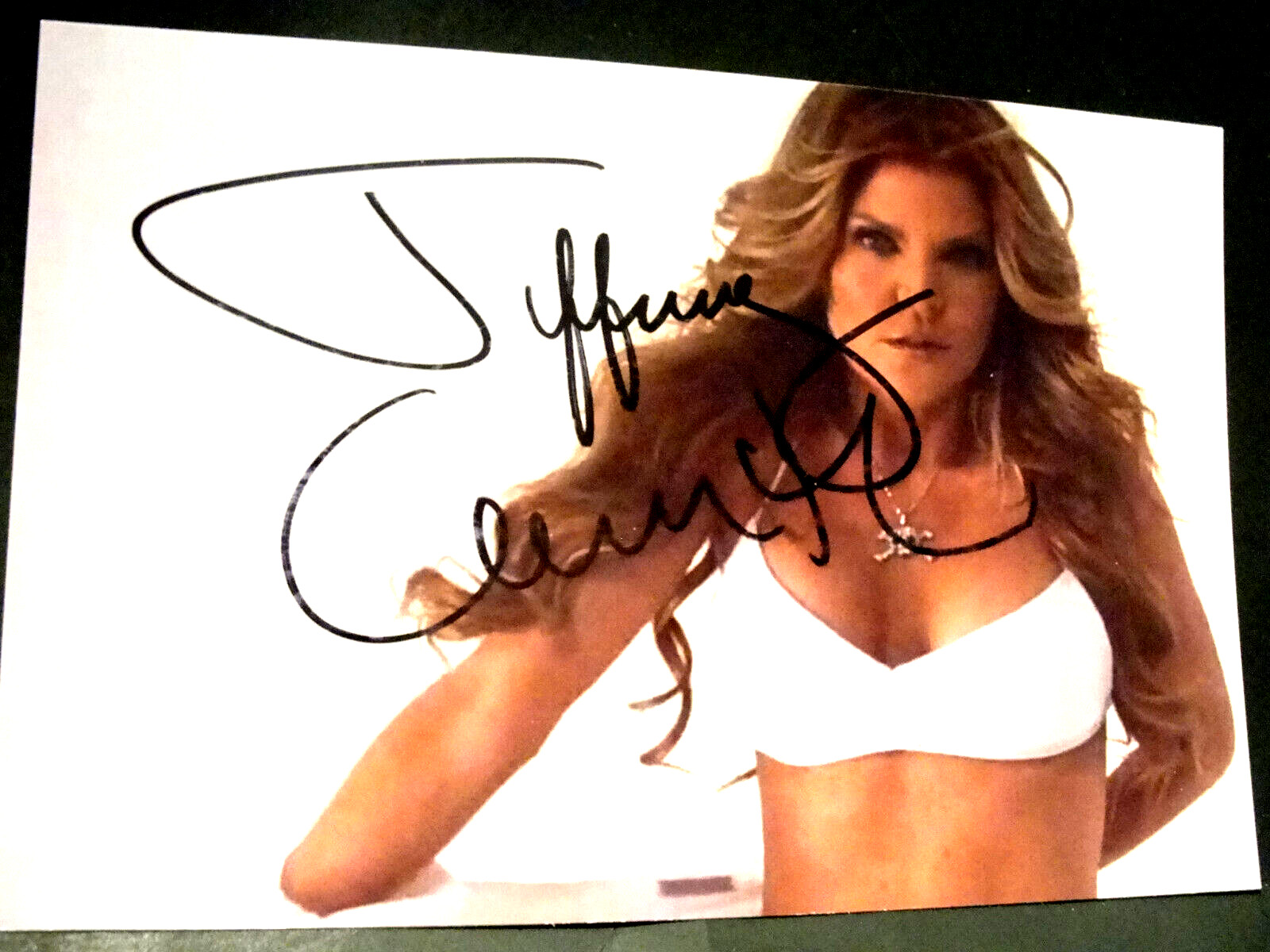 Tiffany Granath Signed Autograph 4×6 Photo w/COA-Playboy-Baby Face Nelson