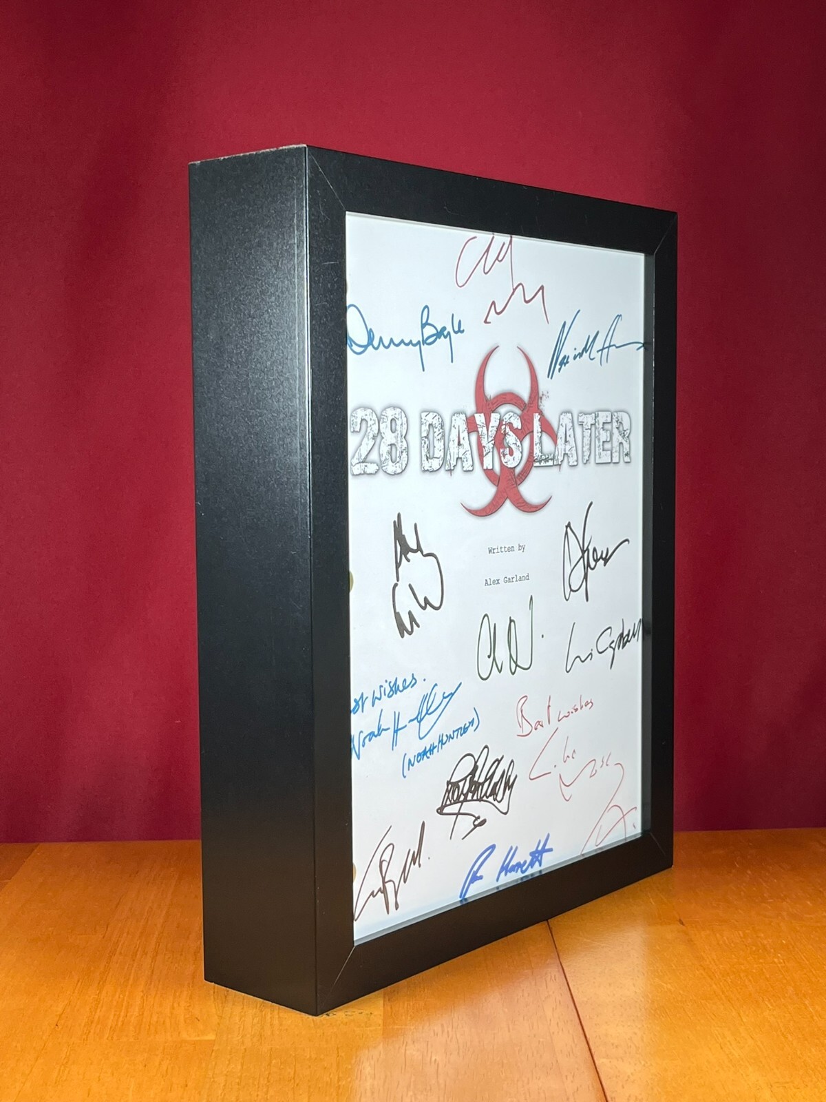 28 Days Later Script Signed – Autograph Reprints- Horror- Halloween