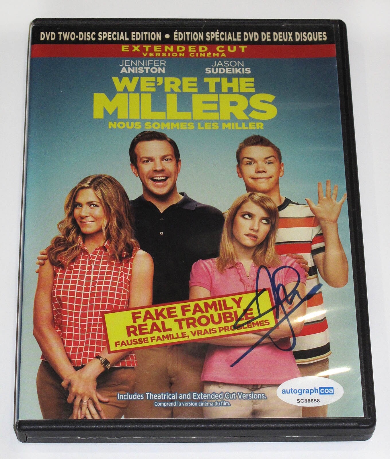 Will Poulter signed Autographed “WE’RE THE MILLERS” DVD Proof ACOA COA