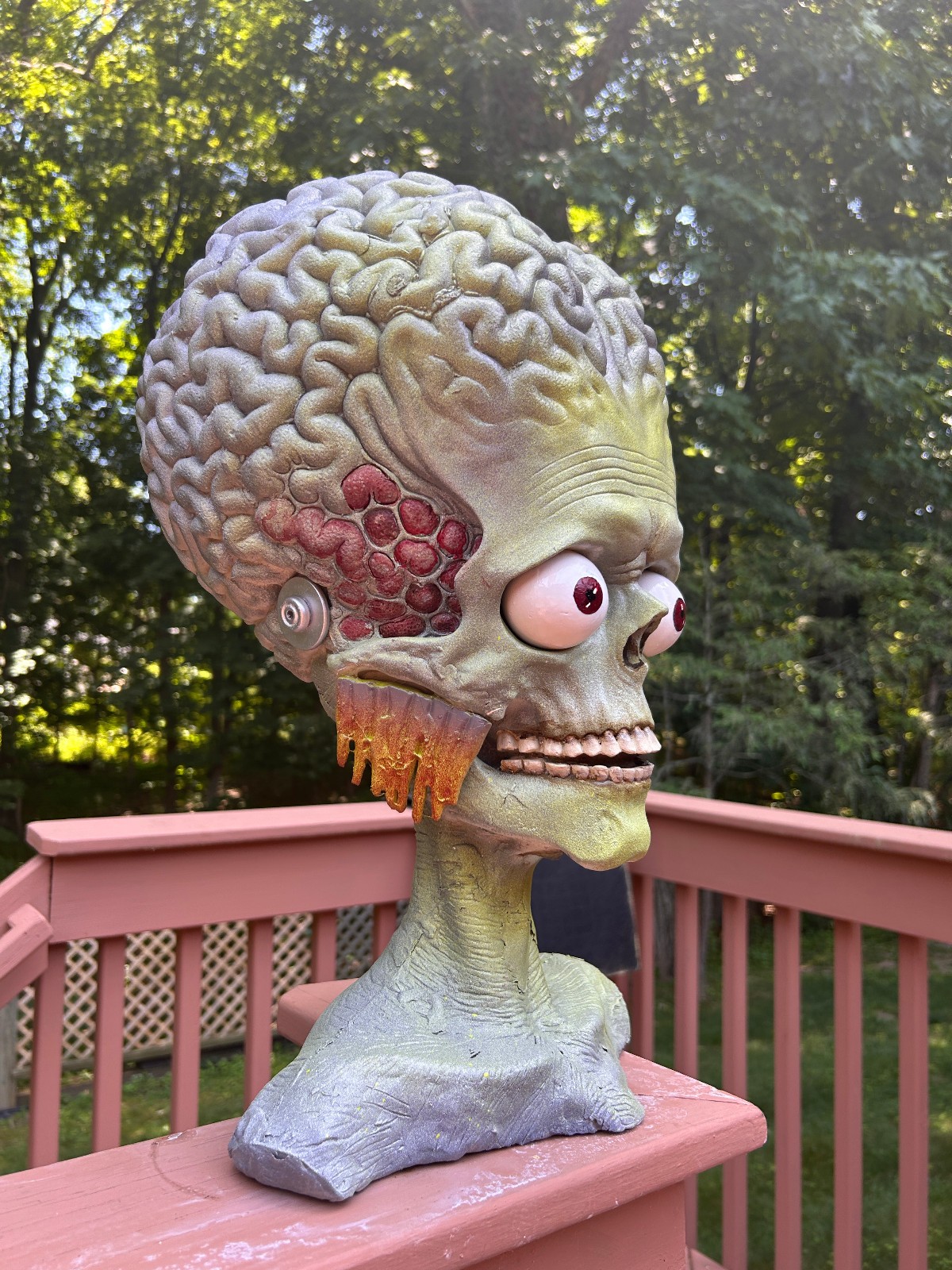 Mars Attacks 1:1 Resin Bust Alien Lifesizs Prop