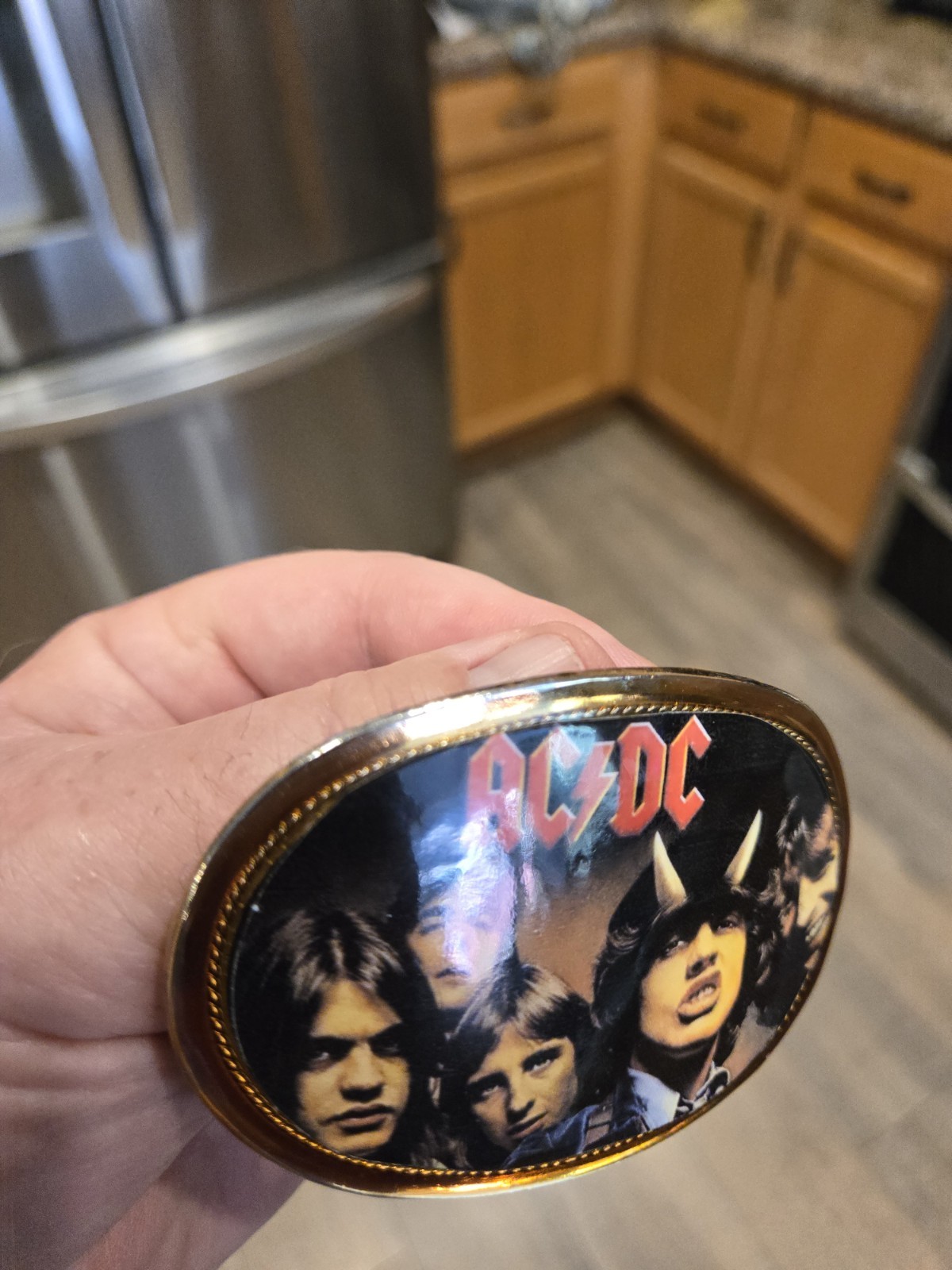 AC/DC HIGHWAY TO HELL 1978 Custom Pacifica Belt Buckle…NICE!!!