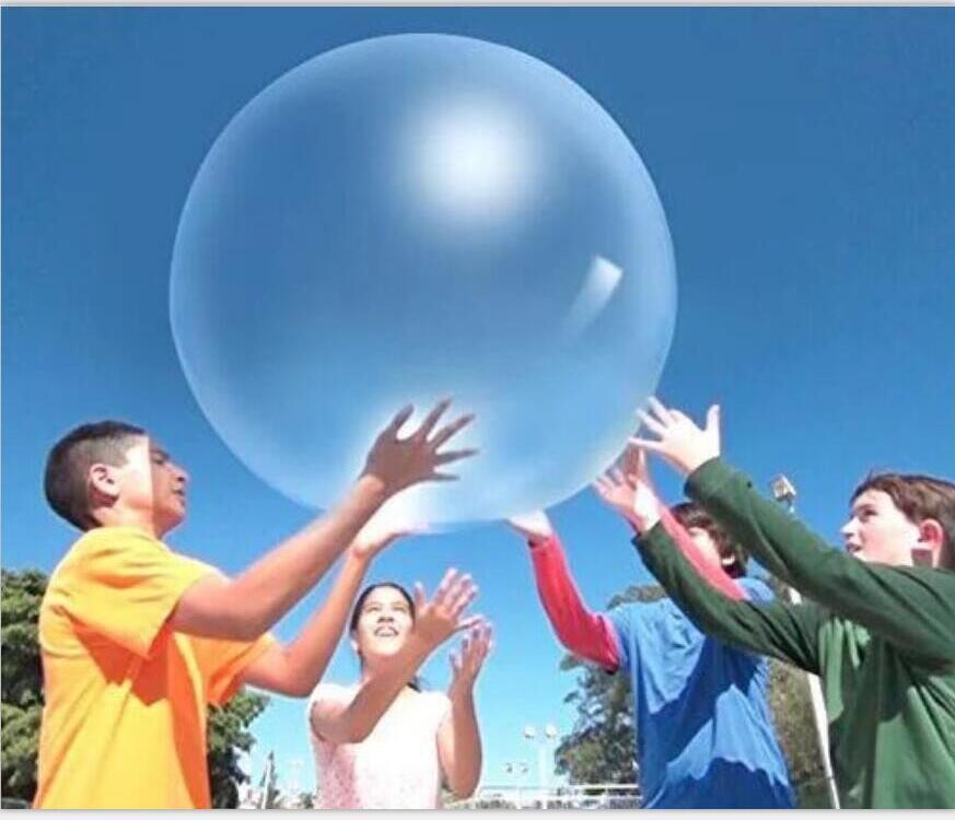 Big Inflatable Ball Children’s Toy Elastic Ball Water Ball Bubble Ball Inflatabl