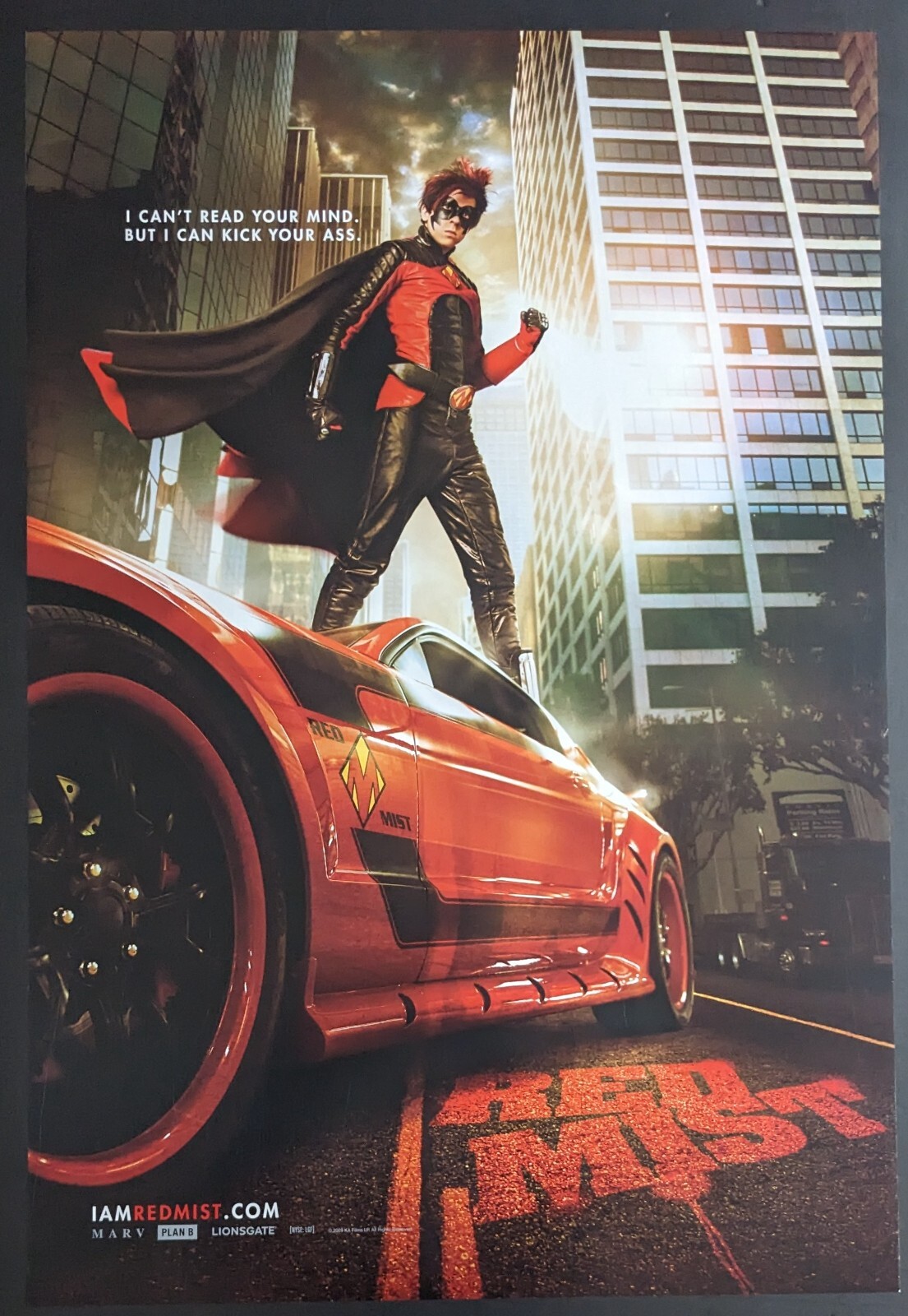 Kick-Ass (2010) Original 27×40 Movie Poster D/S Rolled, Christopher Mintz-Plasse