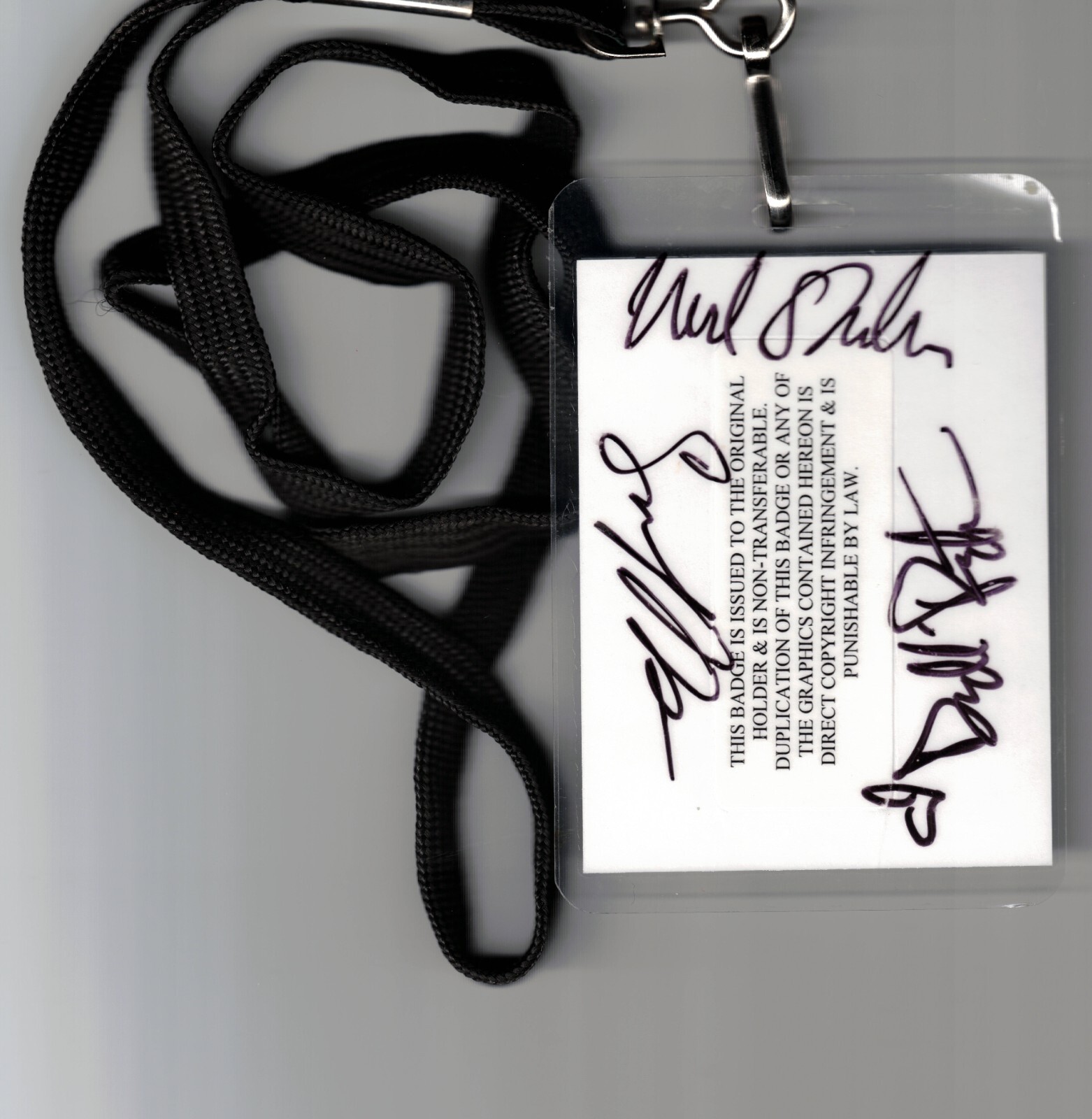 The Bangles Signed 50th Anniver American Bandstand Backstage Pass Susanna Hoffs