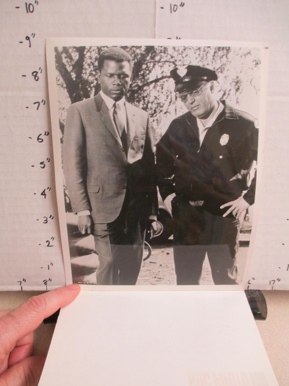 NBC TV show photo 1970s IN the Heat of the Night Sidney Poitier Rod Steiger