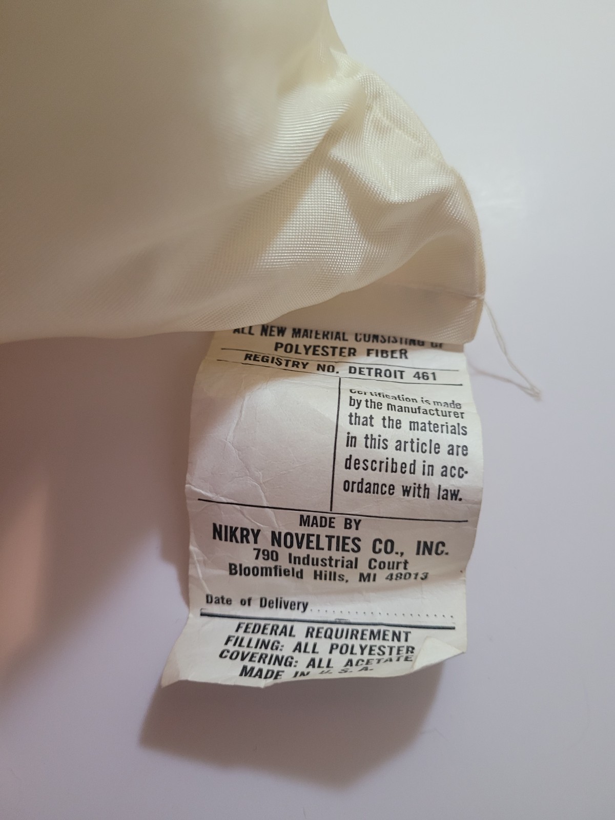 Vintage 1989 New Kids On the Block NKOTB Throw Pillow Big Step Pink Lettering