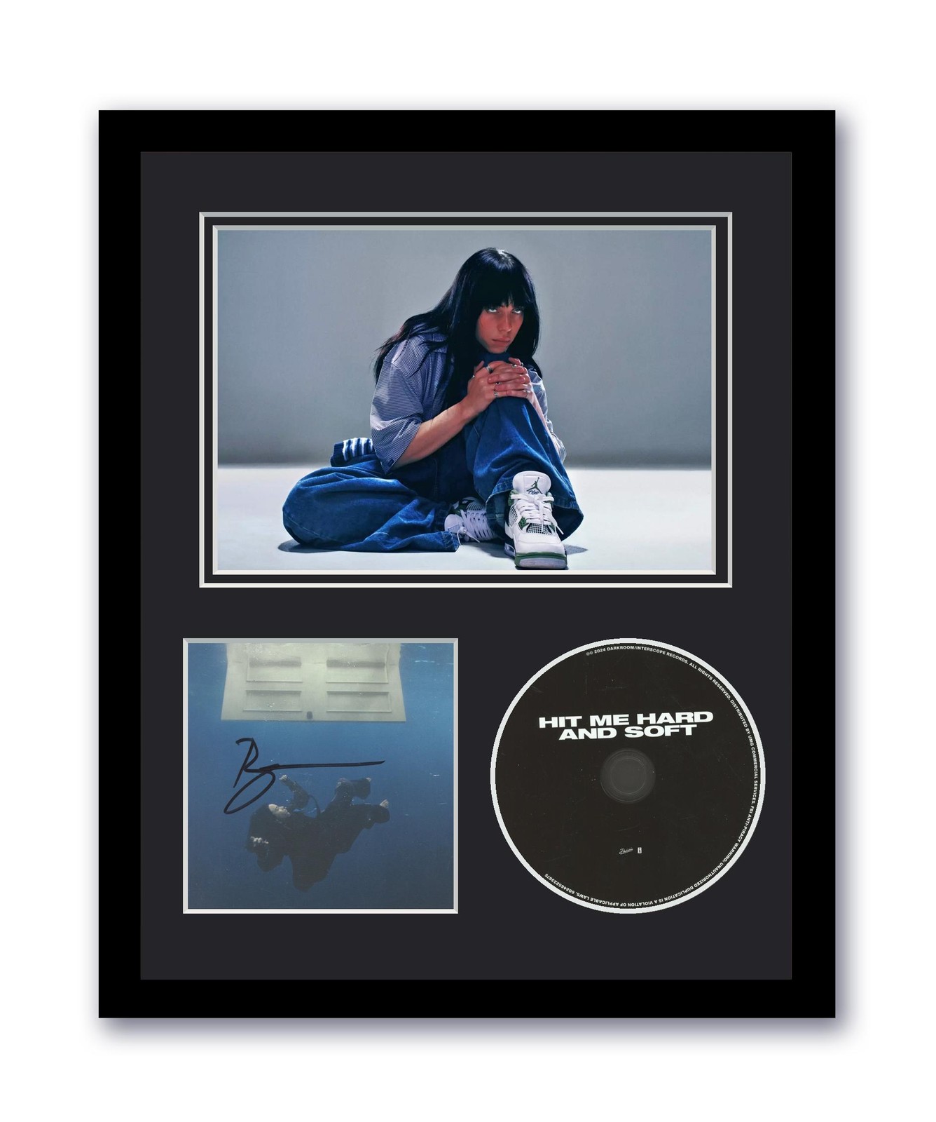 Billie Eilish Autographed Signed 11×14 Framed CD Photo Hit Me Hard And Soft ACOA