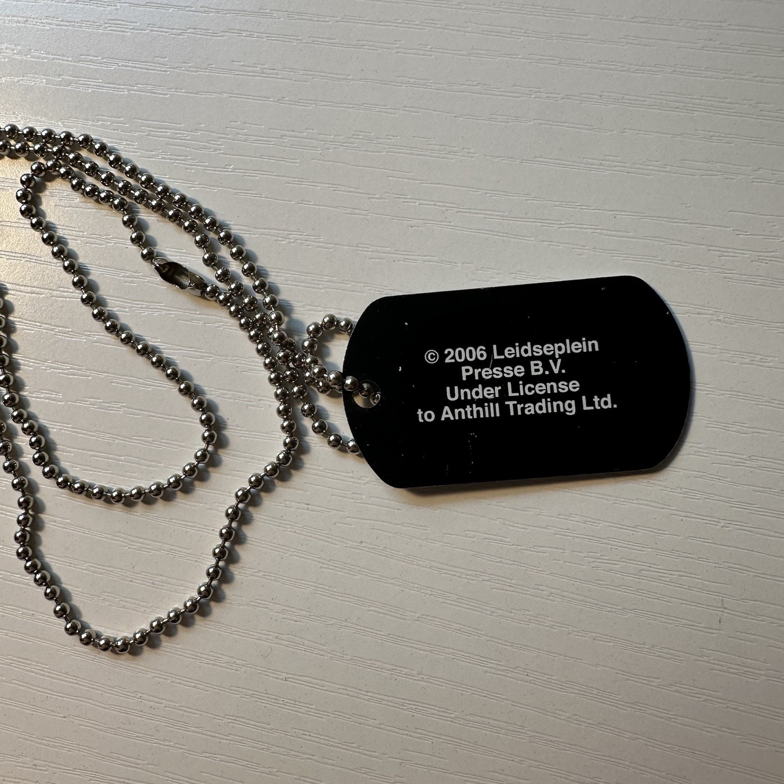 AC/DC Dogtag Ball Chain Necklace 2006