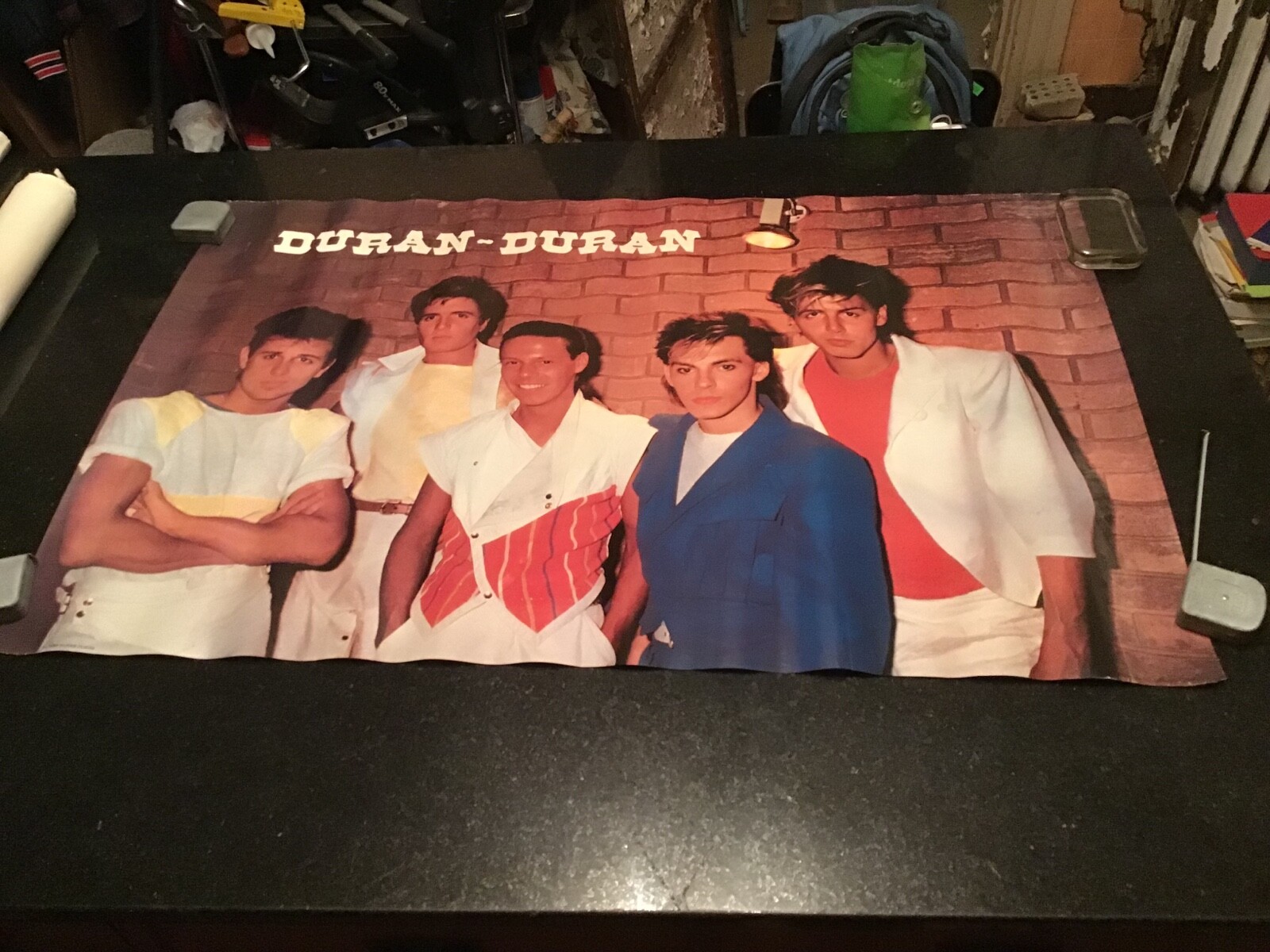 Original Poster: early DURAN DURAN — aprox 22 1/2 x 34″ — from Australia