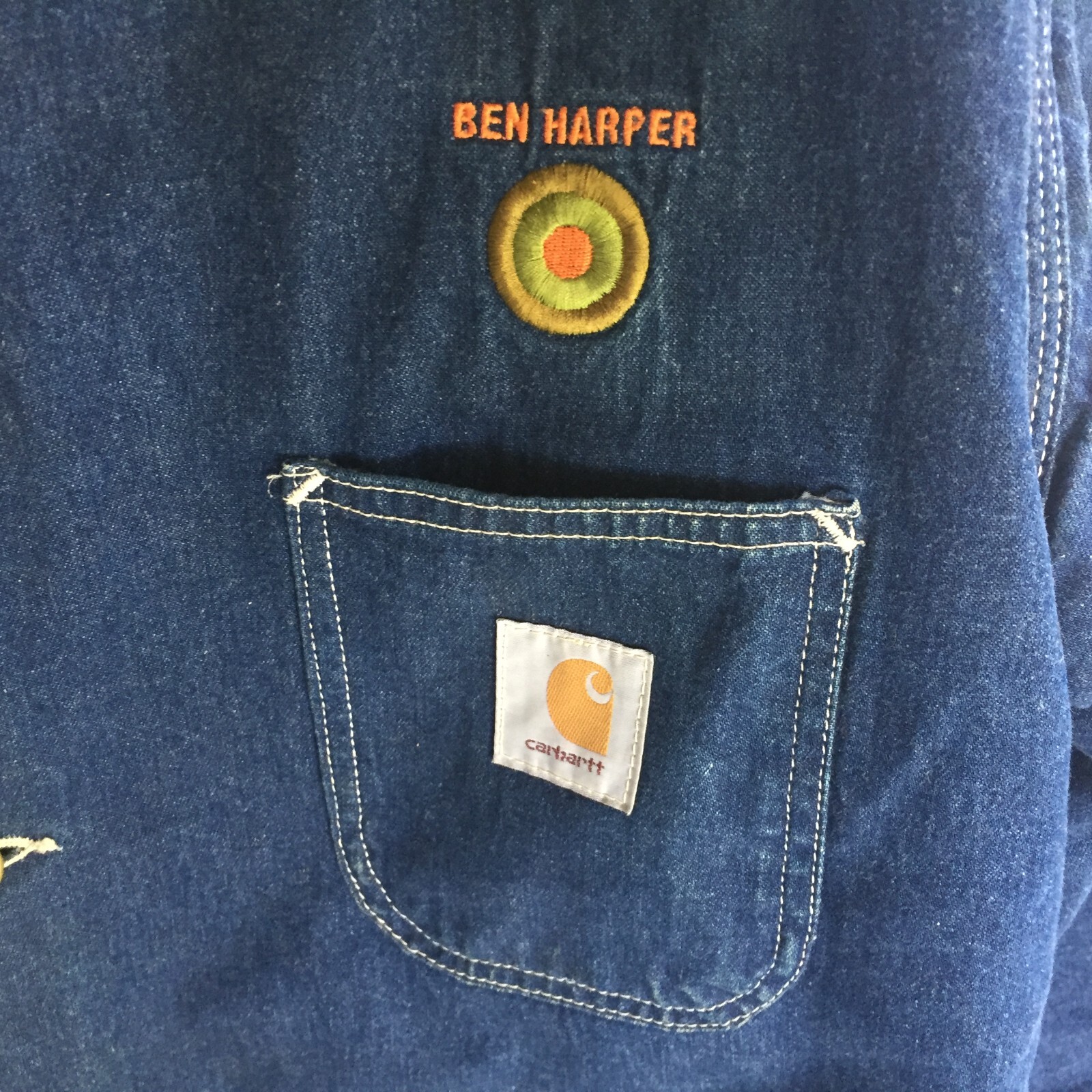 Ben Harper Diamonds on the Inside Tour Promotional Vintage Carhartt Jacket Coat