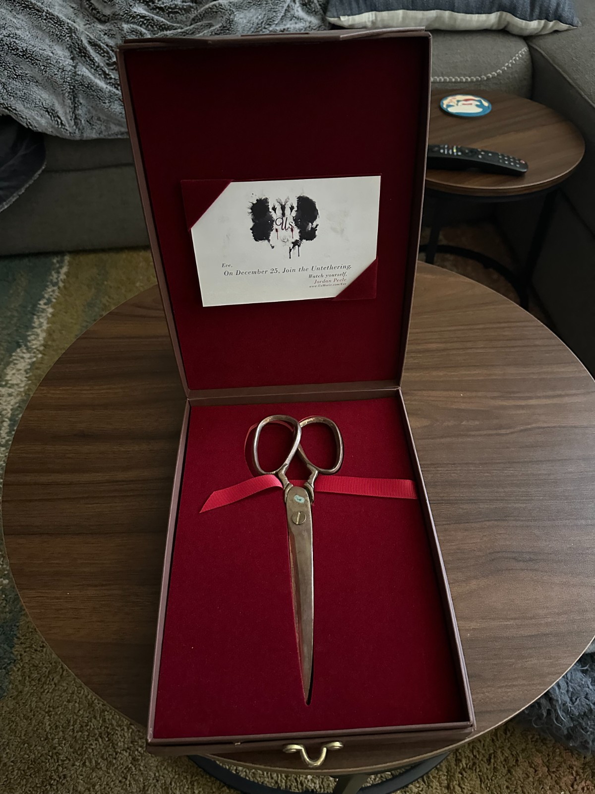 Official Promotional Golden Scissors from Jordan Peele’s movie US