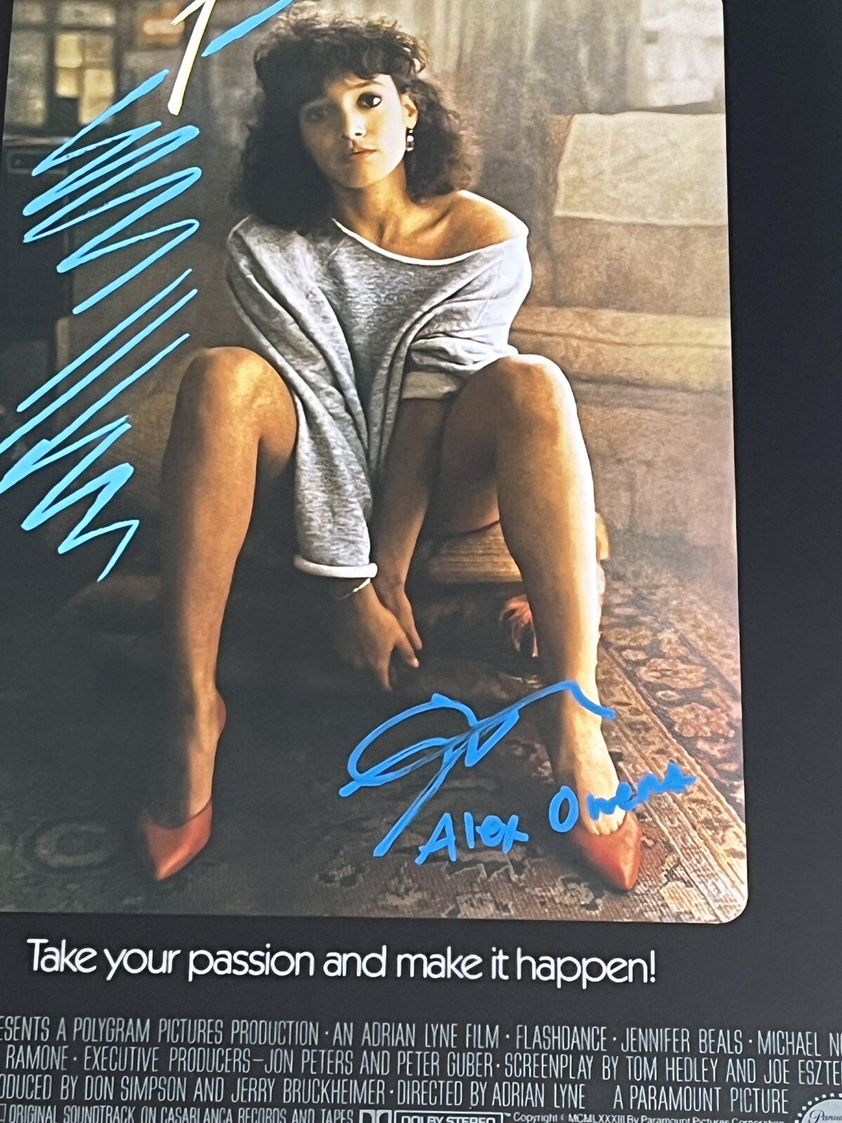 Jennifer Beals Flashdance Signed 12×18 Matte Photo Mini Poster Official Pix OPX