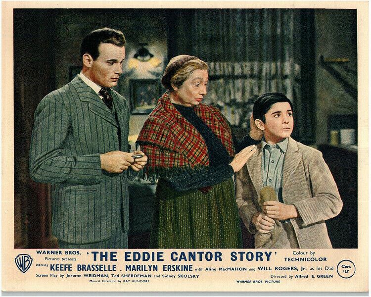 The Eddie Cantor Story original Lobby Card Will Rogers jr 1953 Richard Monda