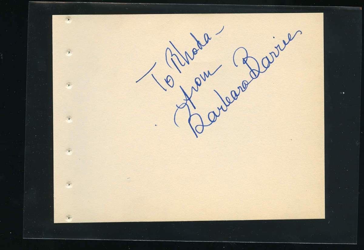 Barbara Barrie – Signed Autograph and Headshot Photo set – Breaking Away