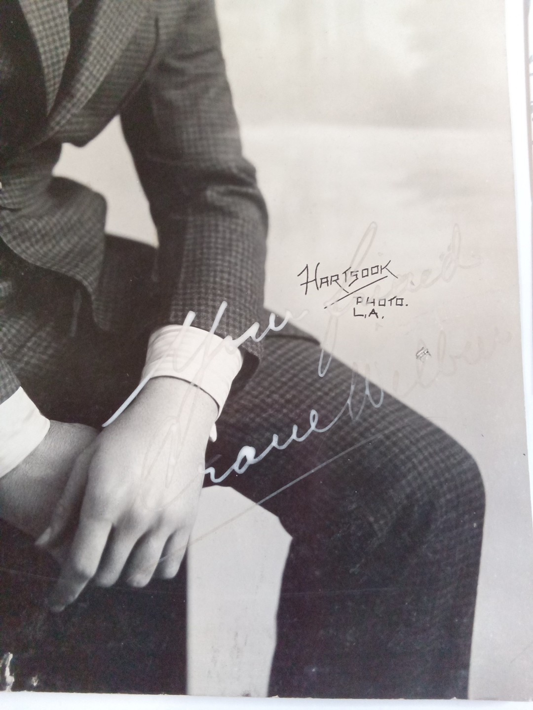 Crane Wilbur Silent Film Signed 7.25×9.5 Vintage Photo JSA