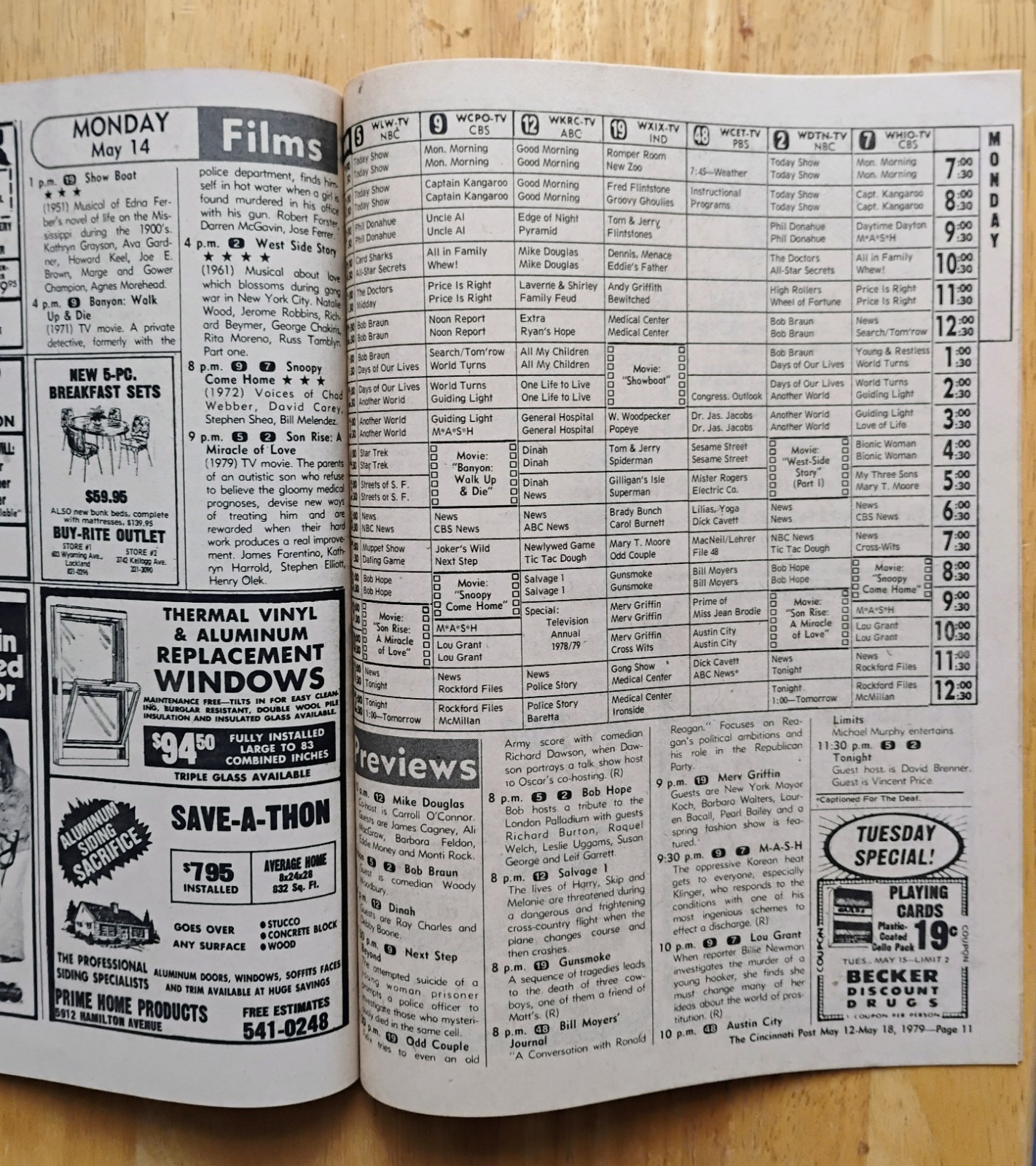 Nina Clooney 1979 Local TV Guide – George Clooney’s mother
