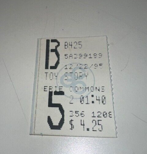 Toy Story Movie Ticket Stub Hoyts Theater Tom Hanks Walt Disney Film GC 12/22/95