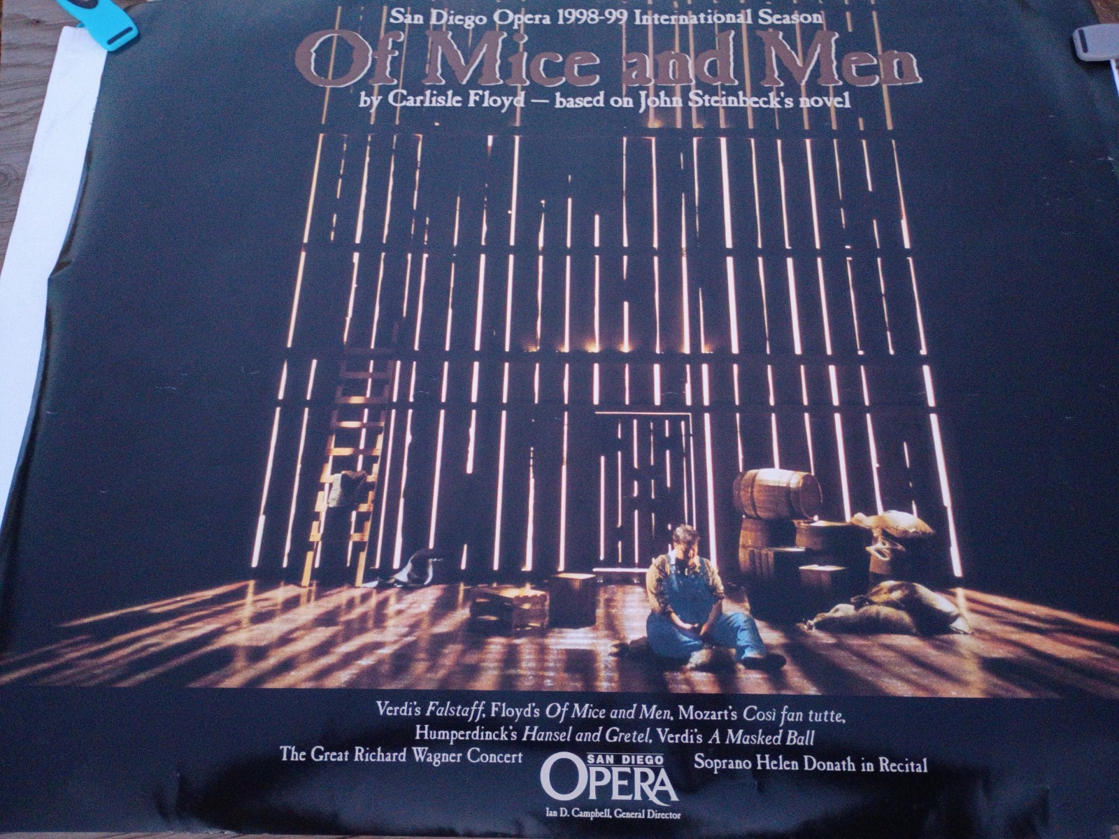 Vintage Maurice Sendak Hansel & Gretel San Diego Opera 1998 Poster Illustration