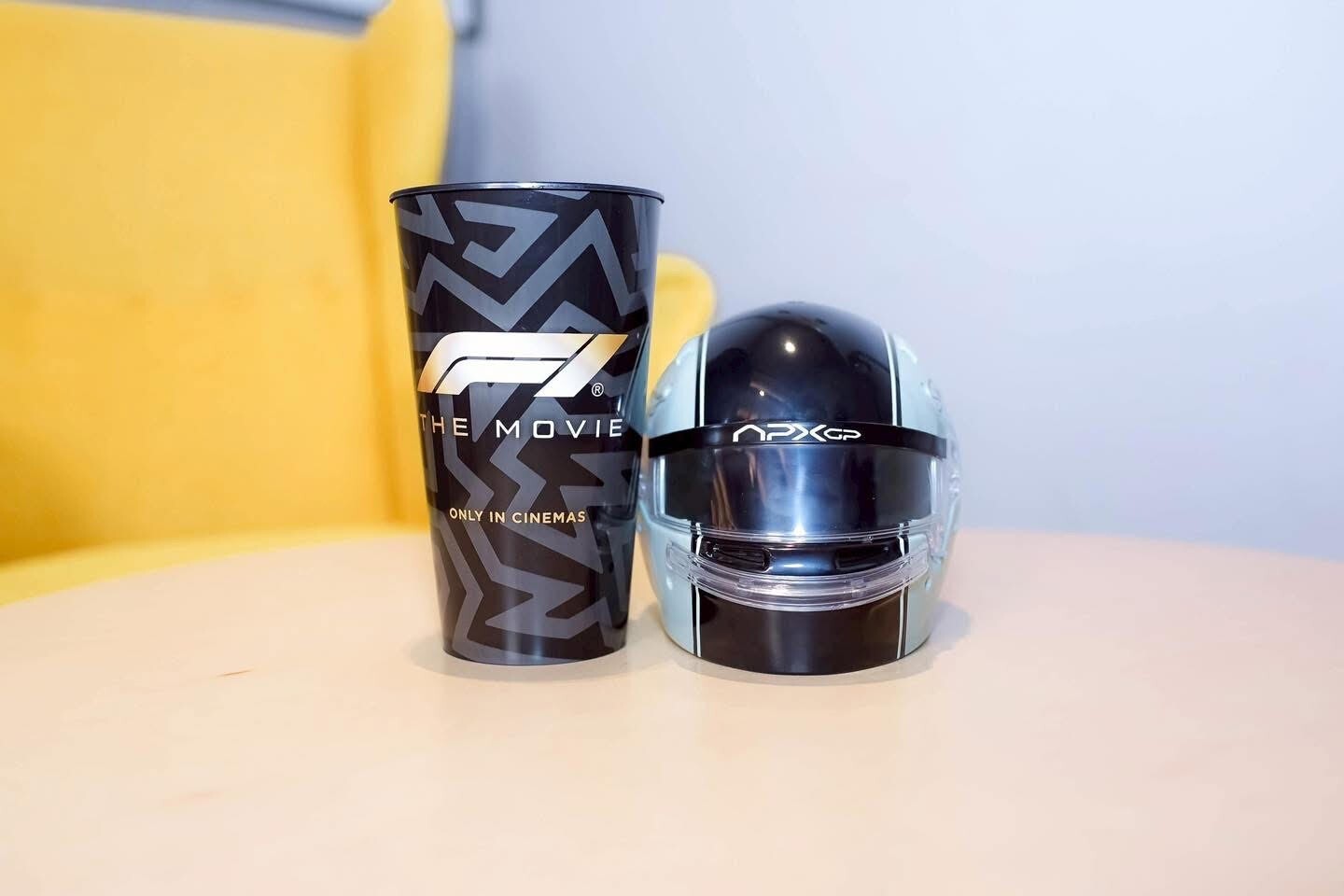 Formula 1 F1 The Movie Cup 32oz. With Helmet Topper Brand New