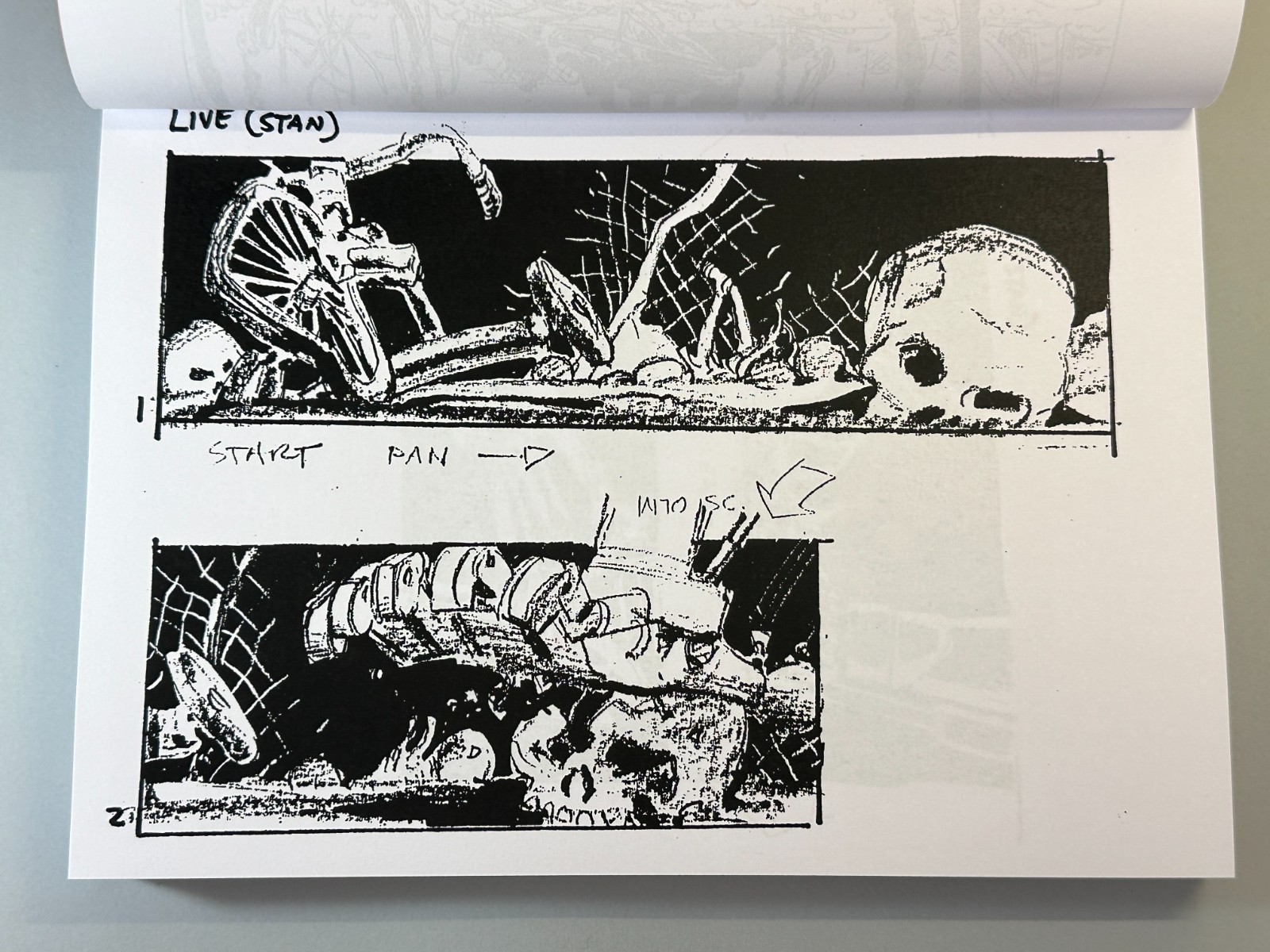 Terminator 2: Judgment Day Storyboards Volume One 1991 Arnold Schwarzenegger T2