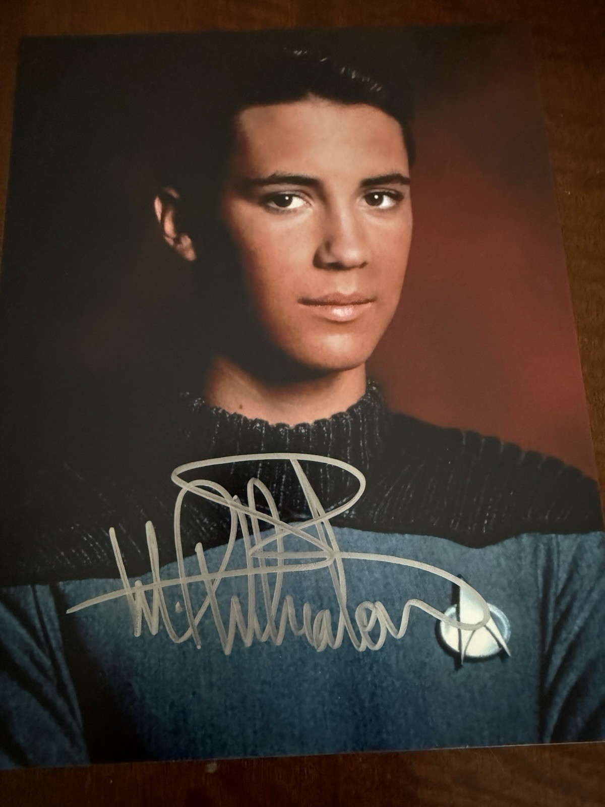 Wil Wheaton “Wesley ” Star Trek TNG Hand Signed Autographed Rare JSA COA