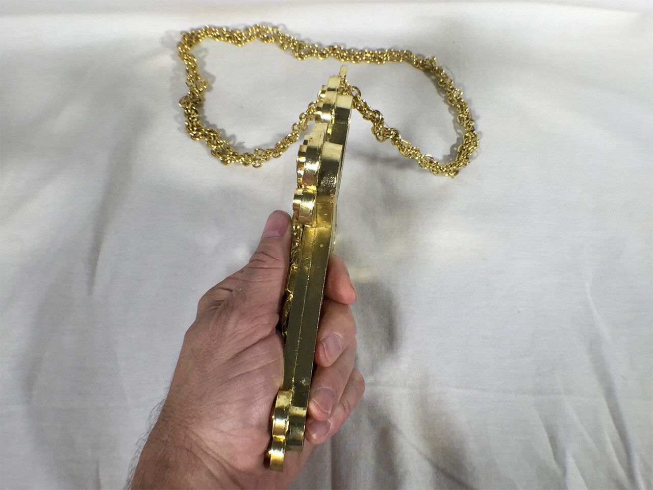 Indiana Jones, Cross of Coronado, Solid Metal, Gold, Real Prop Replica, Signed,