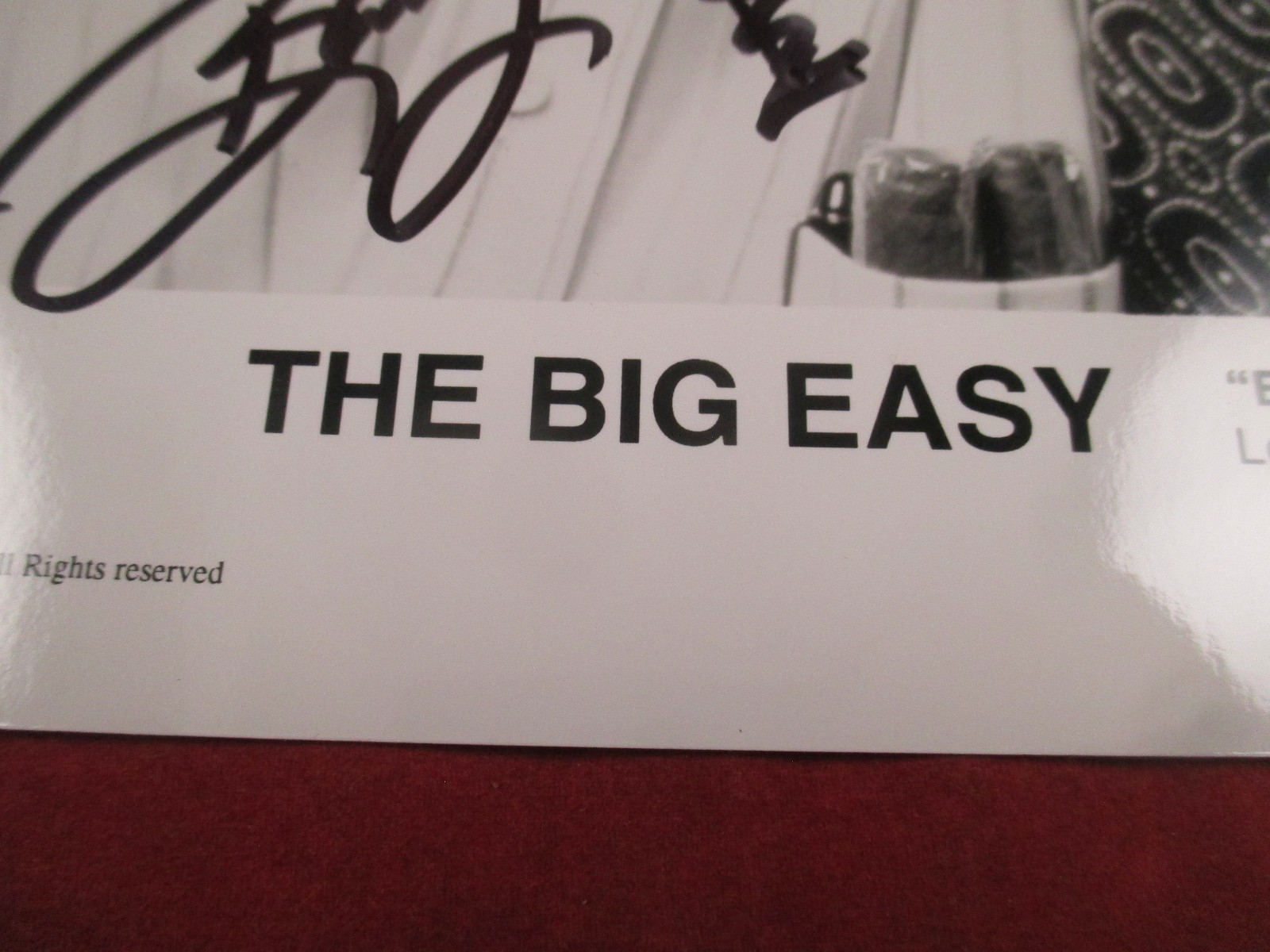 BARRY CORBIN HAND SIGNED 8×10 PHOTO ACTOR AUTOGRAPHED ” THE BIG EASY ” 1997