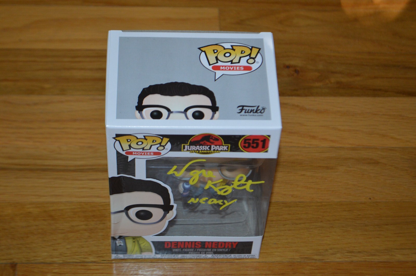 Wayne Knight Signed “Jurassic Park” Funko Pop Vinyl Figure ~ Beckett Hologram
