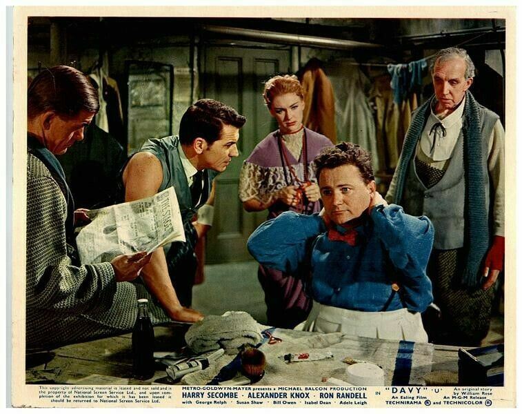 Davy Original Lobby Card Harry Secombe Ron Randell Susan Shaw George Relph 1958