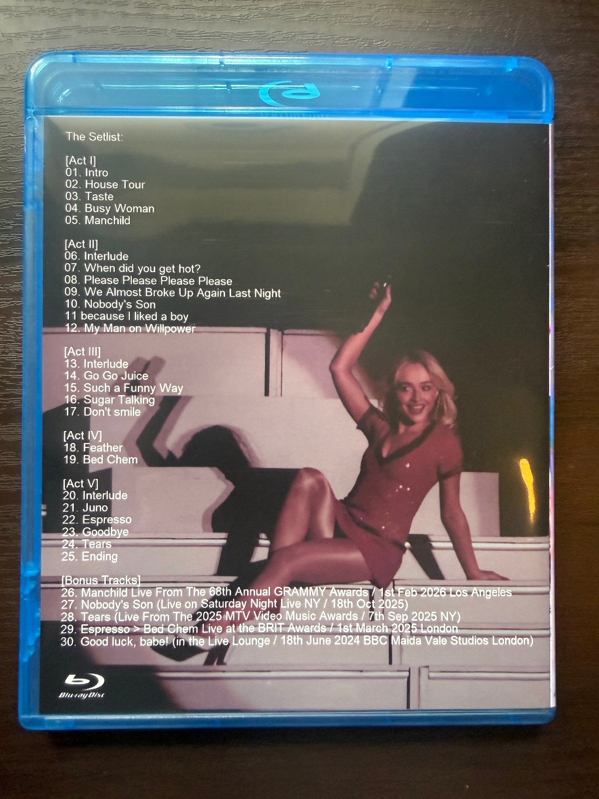 Sabrina Carpenter – Asuncionaco 2026 Live Blu-ray