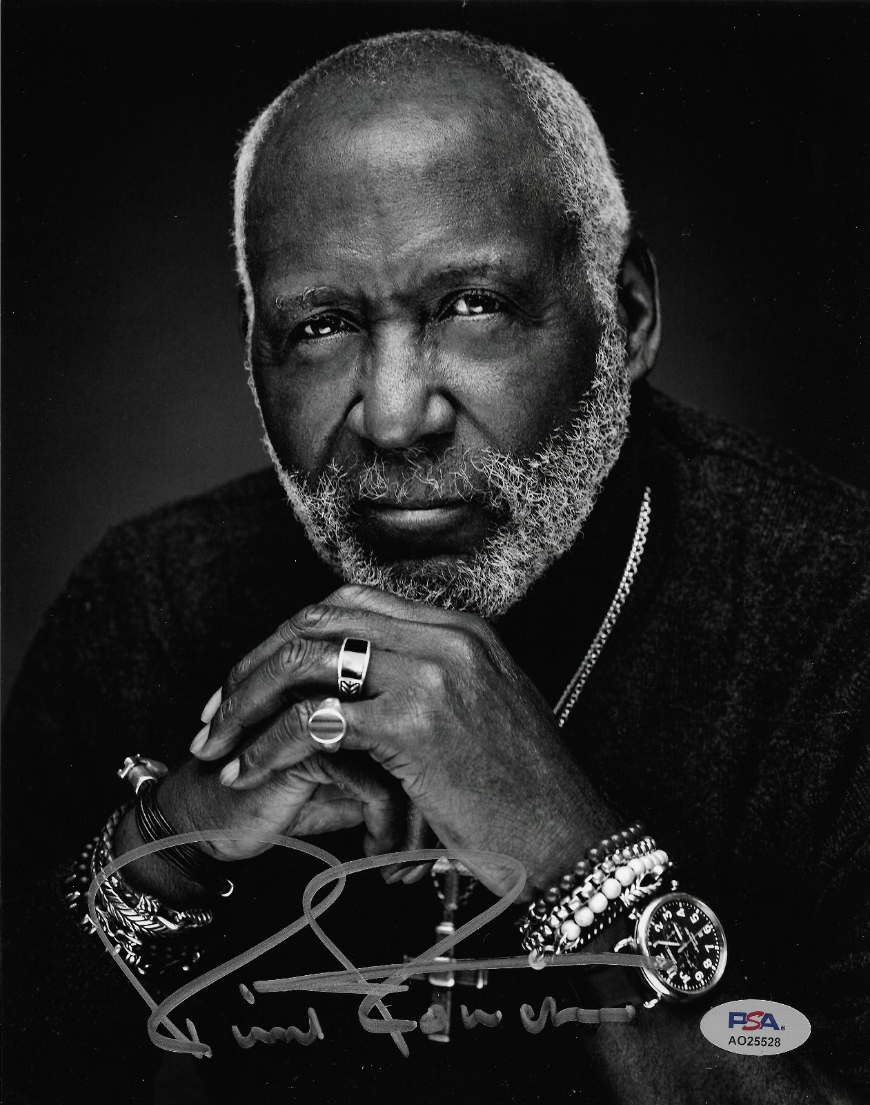 Richard Roundtree Signed 8×10 Photo Autographed PSA/DNA Shaft John Shaft