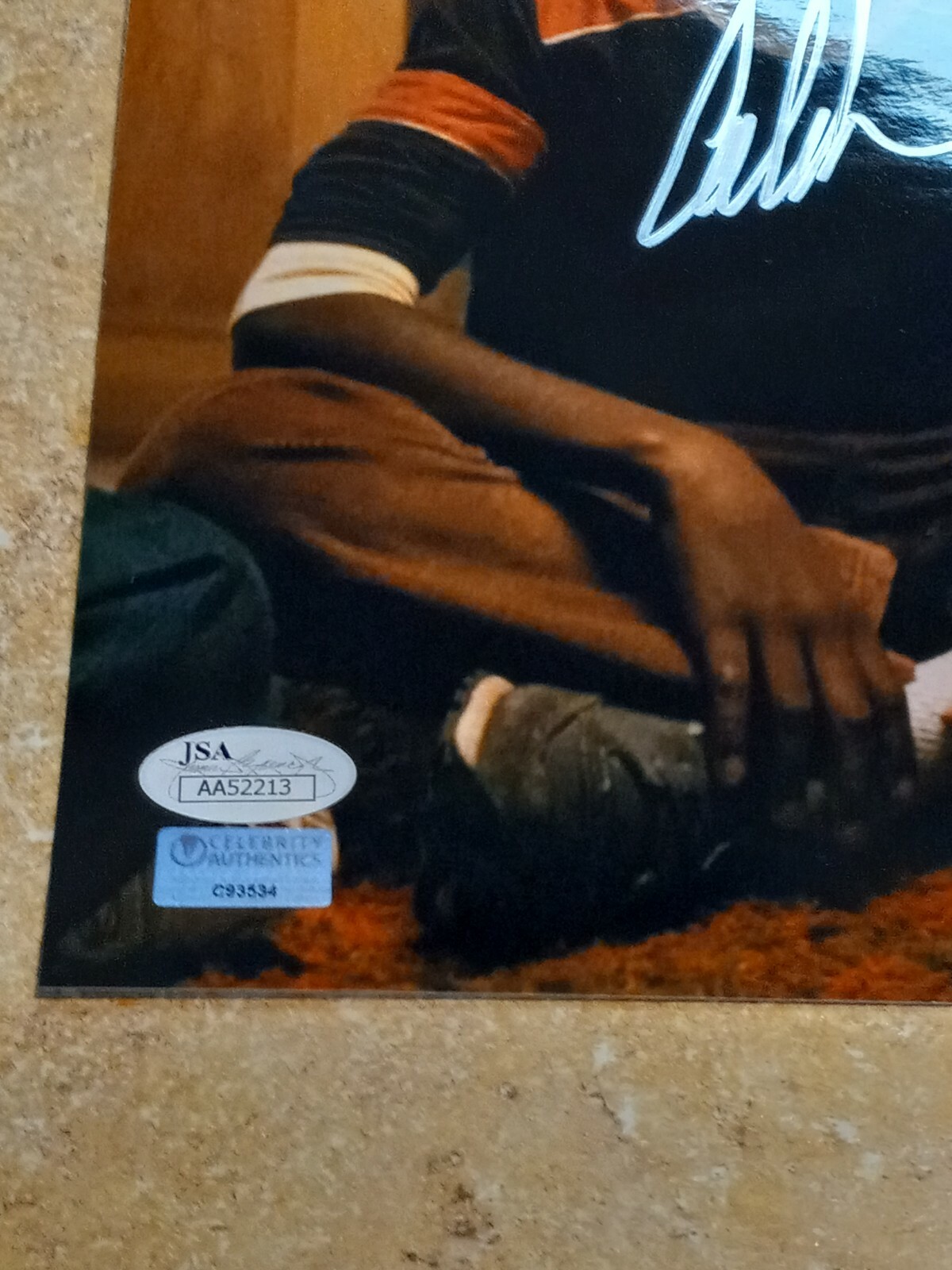 Caleb McLaughlin Actor Signed Stranger Things Show Lucas 8×10 Photo JSA AA52213
