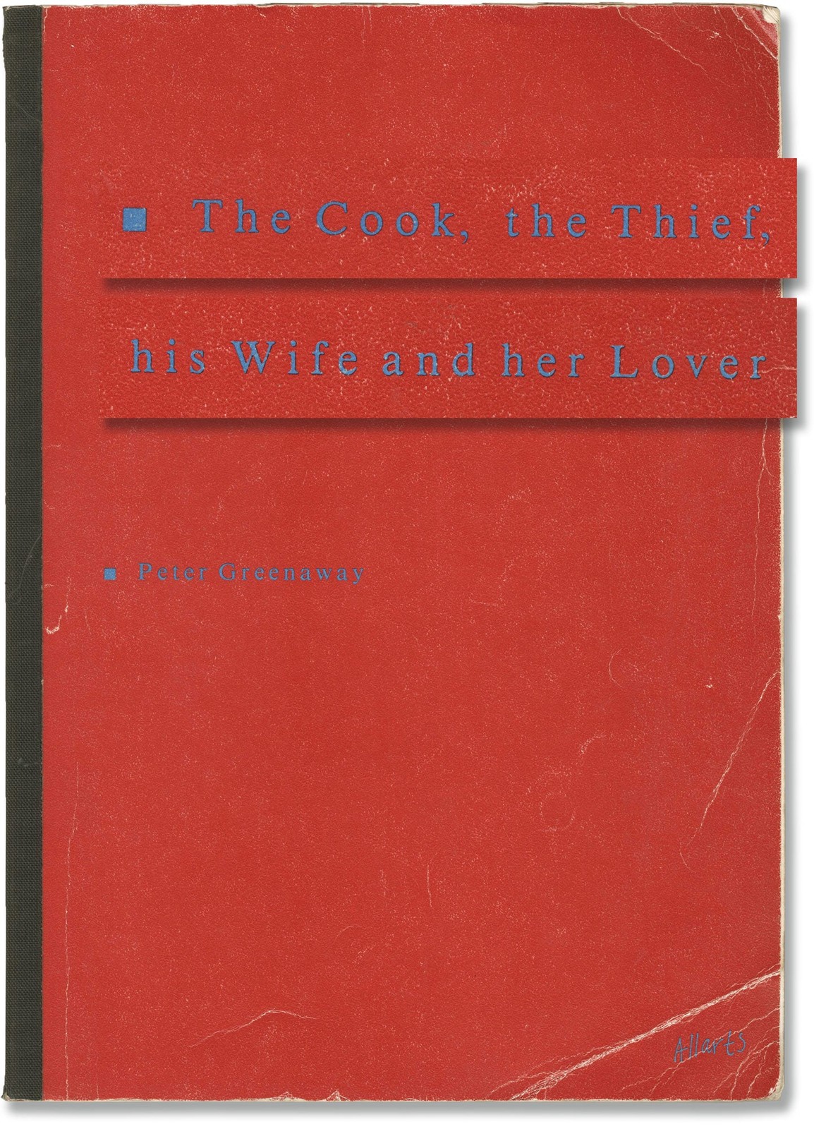 Peter Greenaway COOK THE THIEF HIS WIFE AND HER LOVER Original 1988 #150817