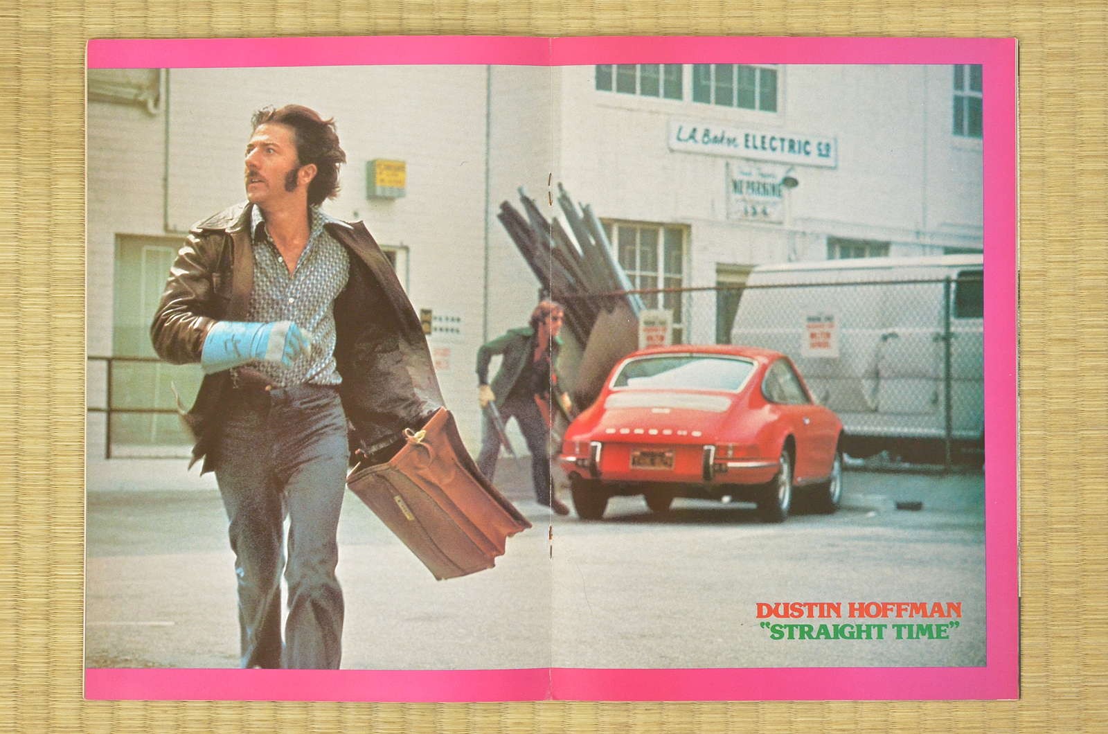 Straight Time Japan Movie Program 1978 Dustin Hoffman Ulu Grosbard Gary Busey