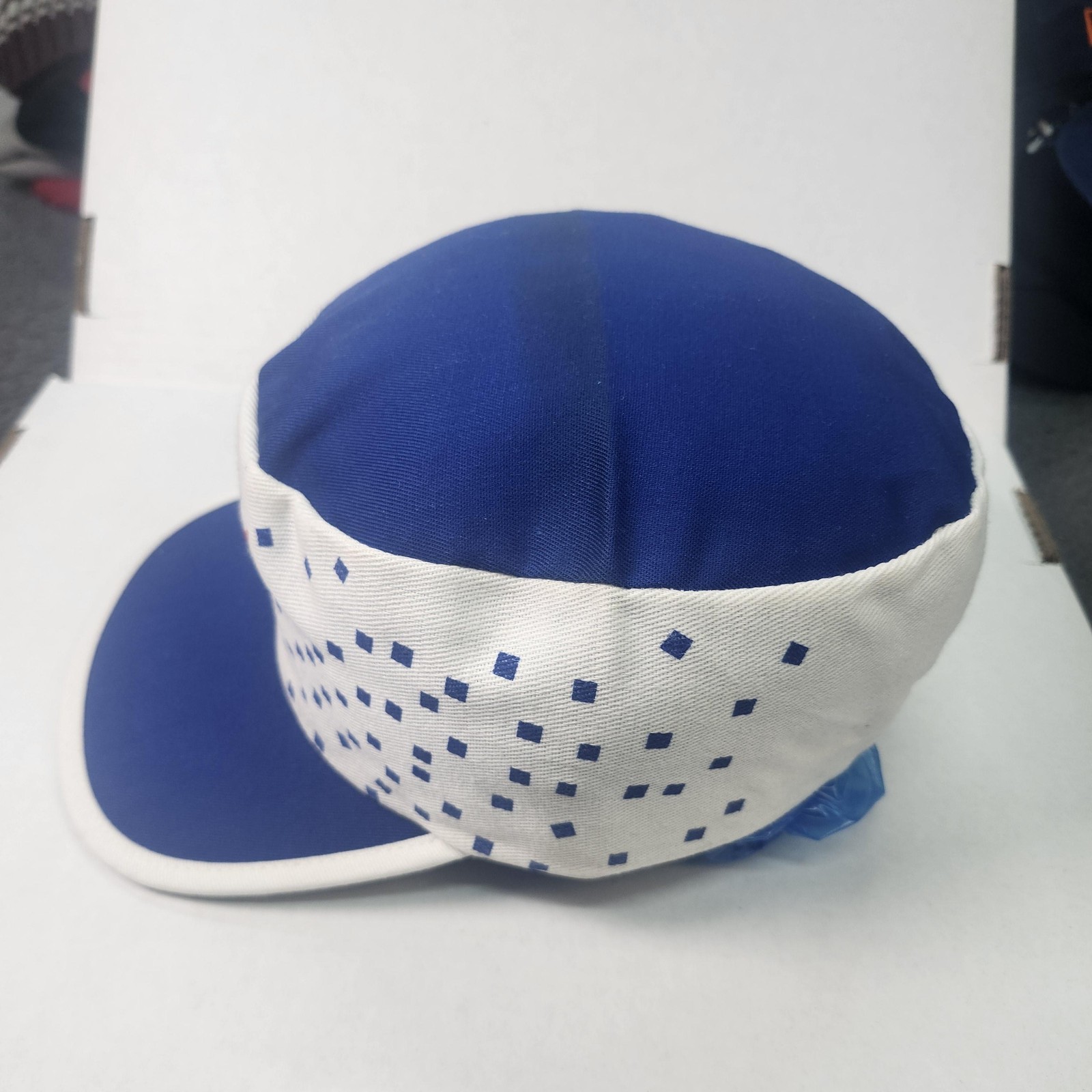 Vintage Michael Jackson Thriller Hat Adult One Size Blue White Cap Made USA