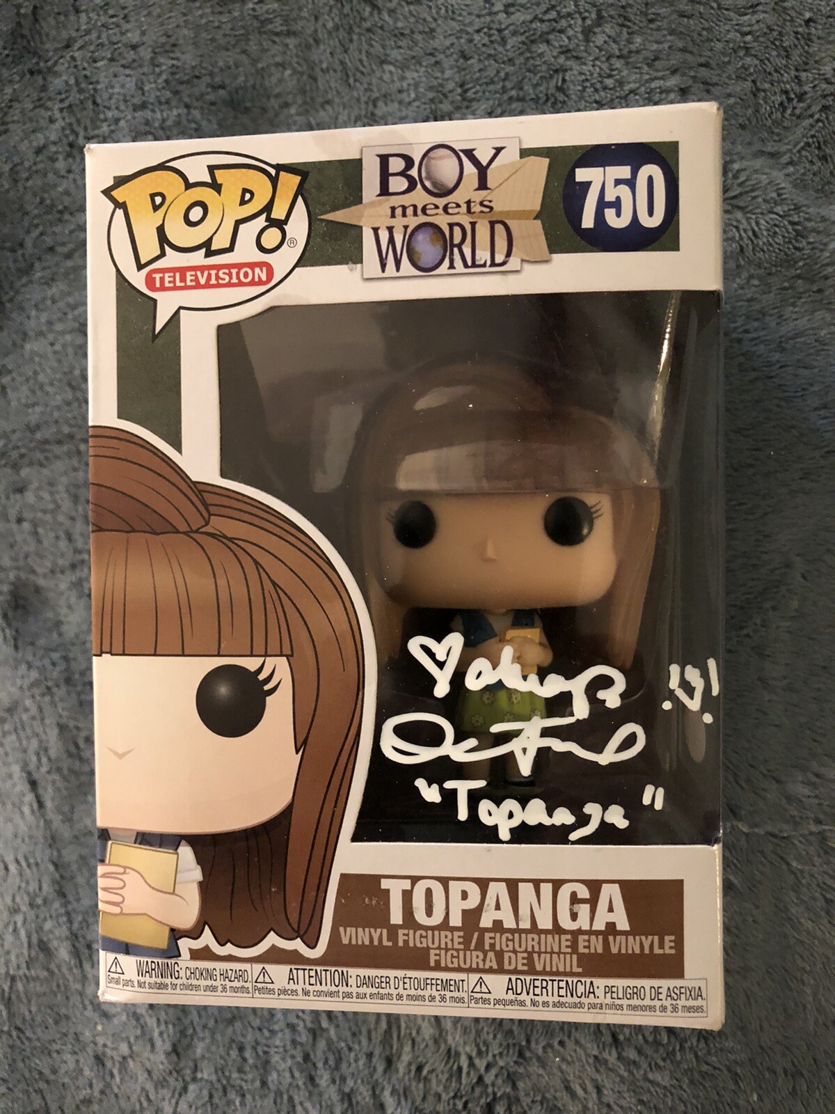 Signed Danielle Fishel Funko Pop #750 Boy Meets World Grail Vaulted Autographed